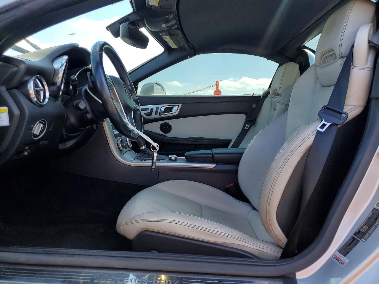 2012 Mercedes-benz Slk 350 Silver vin: WDDPK5HA2CF028750