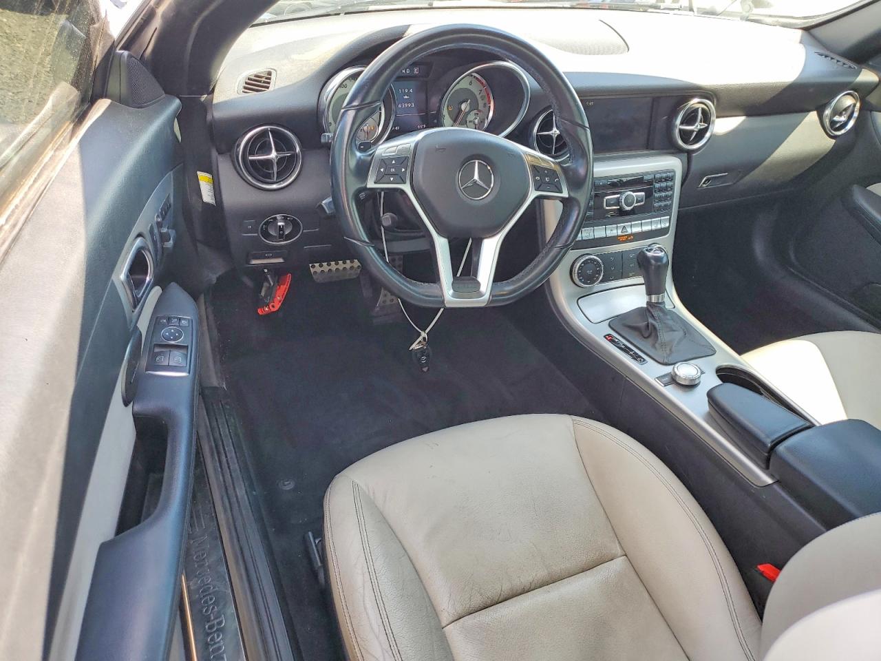 2012 Mercedes-benz Slk 350 Silver vin: WDDPK5HA2CF028750