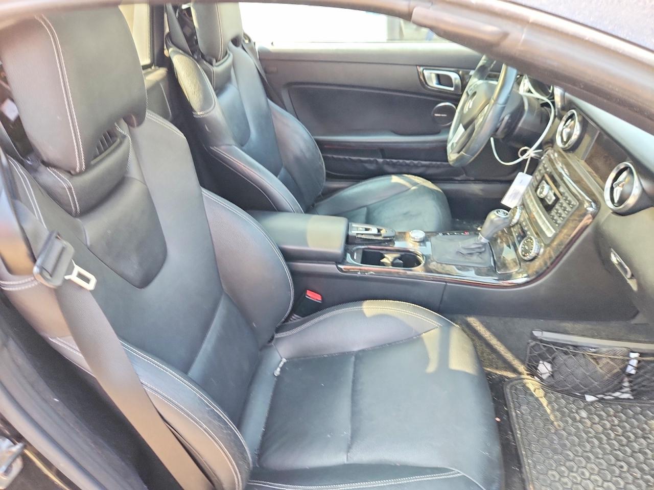 2012 Mercedes-benz Slk 350 Black vin: WDDPK5HA3CF010693