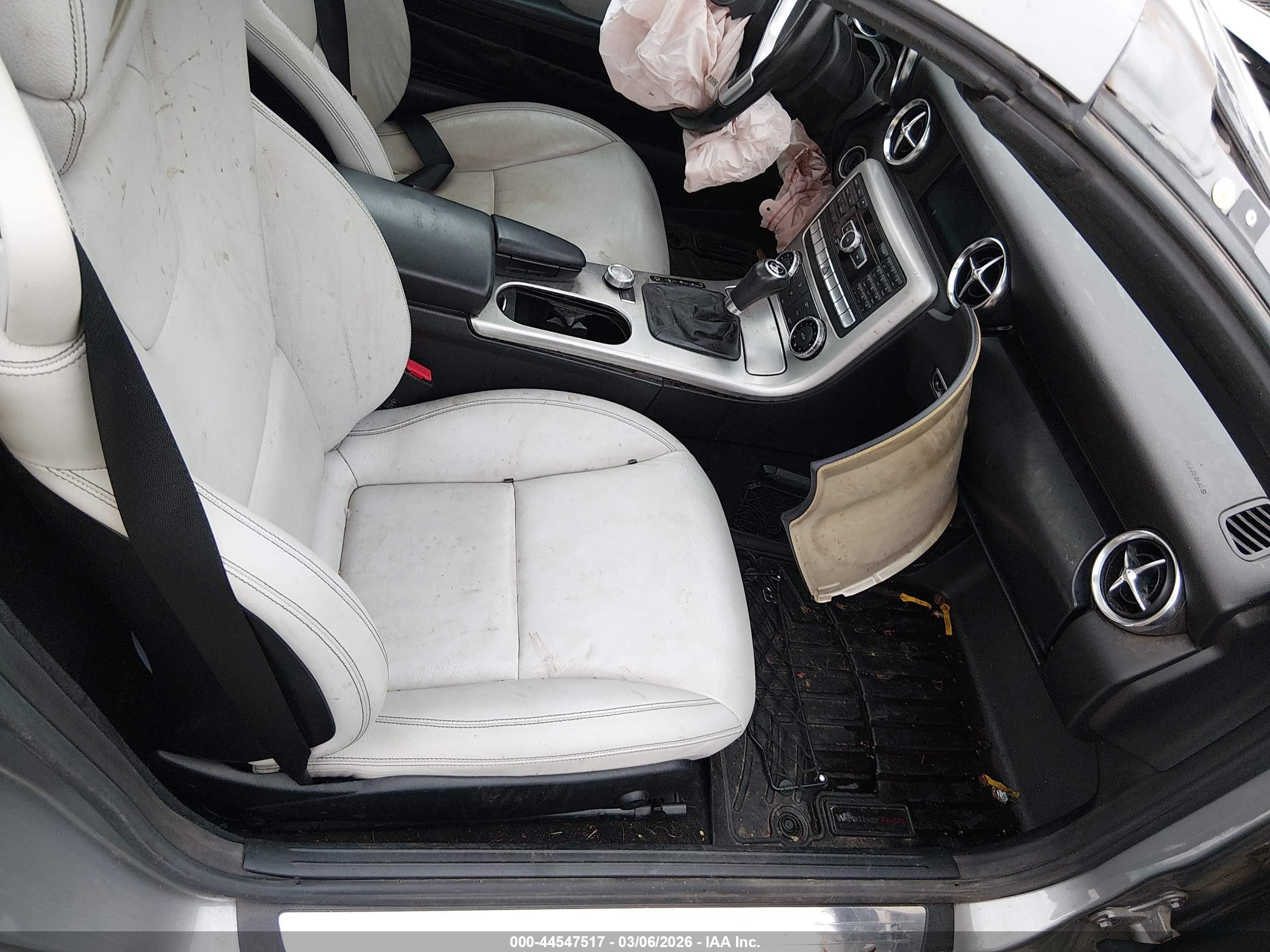 2012 Mercedes-benz Slk 350 Gray vin: WDDPK5HA3CF017854