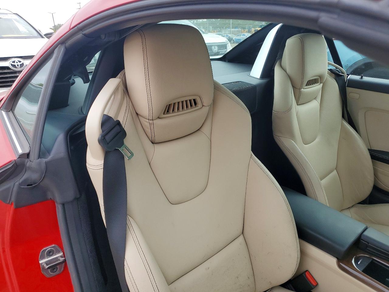 2015 Mercedes-benz Slk 350 Red vin: WDDPK5HA3FF099282
