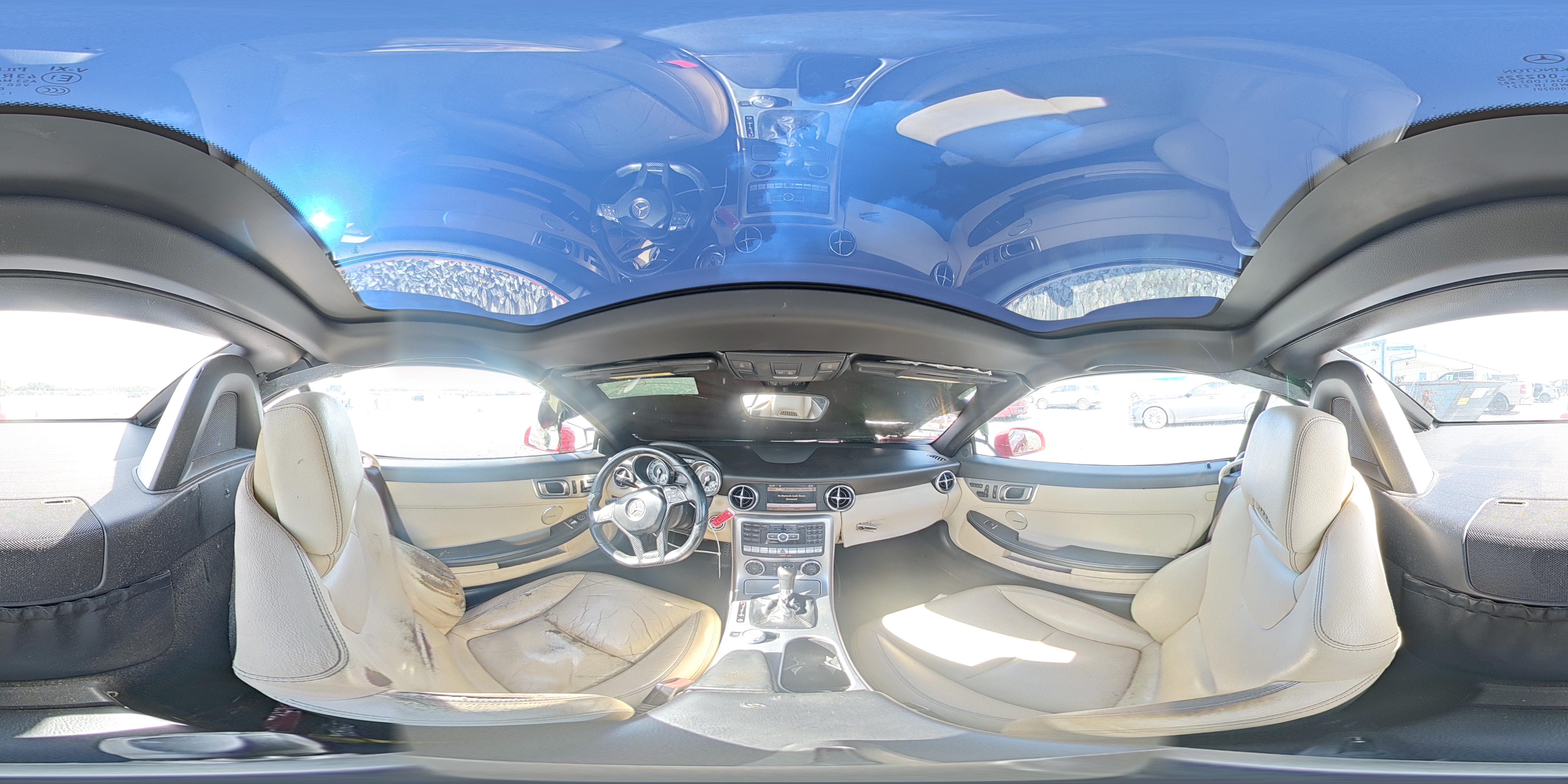 2012 Mercedes-benz Slk 350 Red vin: WDDPK5HA4CF005163