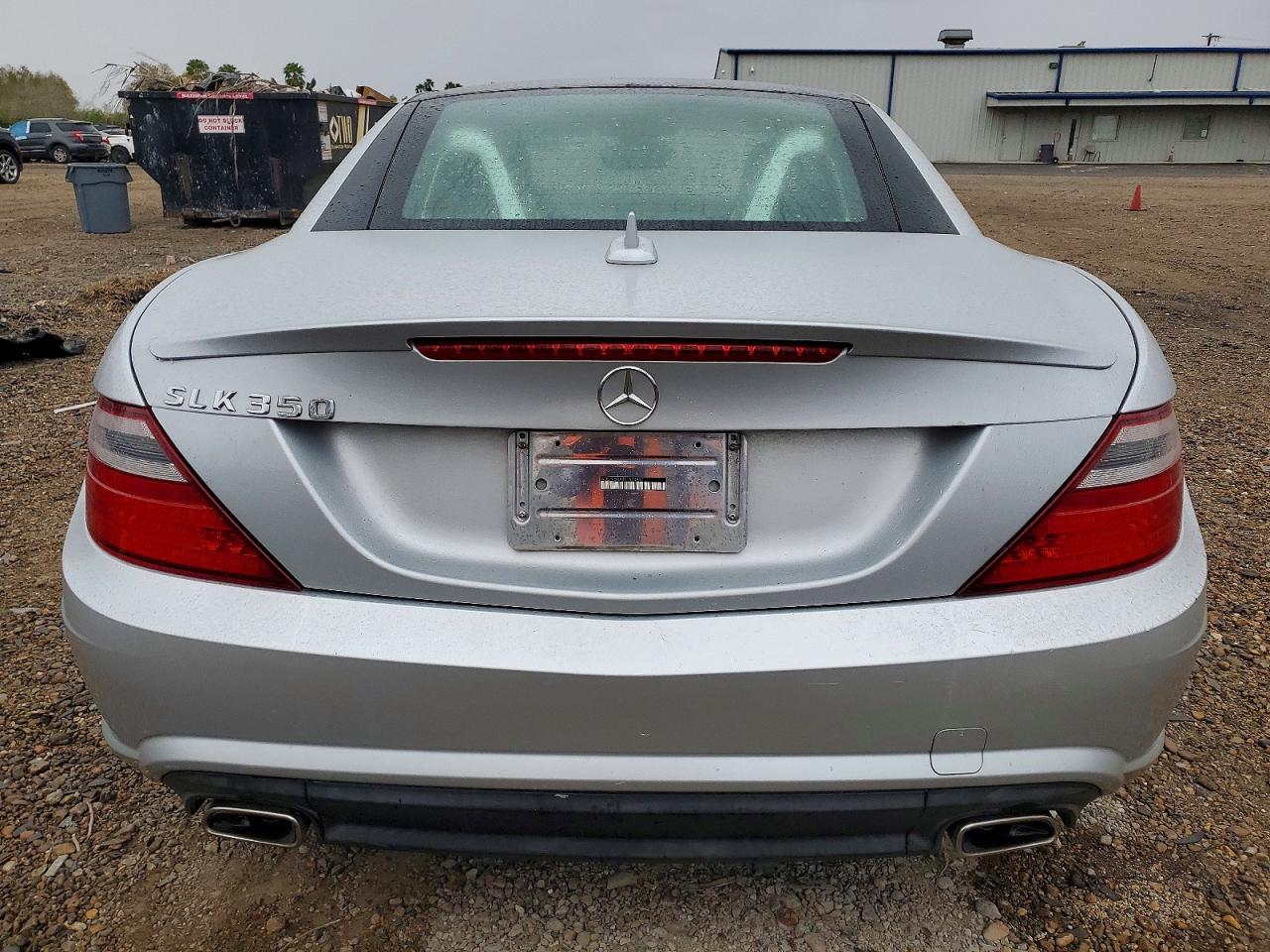 2014 Mercedes-benz Slk 350 Silver vin: WDDPK5HA4EF074891