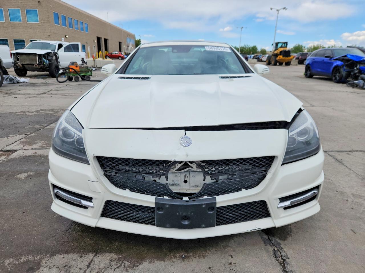 2014 Mercedes-benz Slk 350 White vin: WDDPK5HA4EF088161
