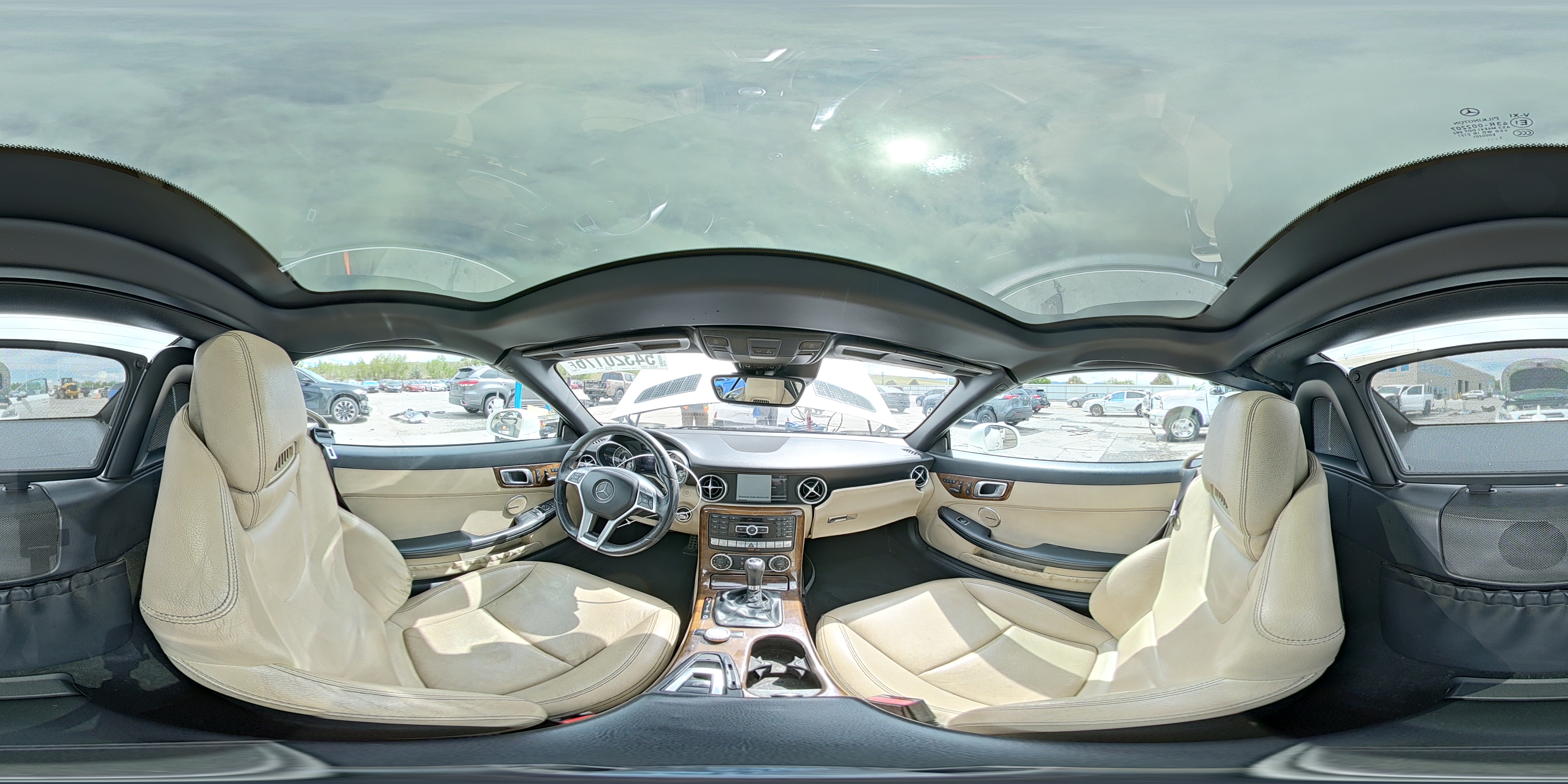 2014 Mercedes-benz Slk 350 White vin: WDDPK5HA4EF088161