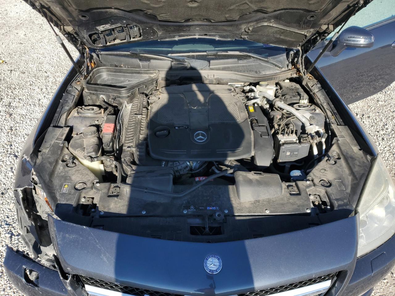 2012 Mercedes-benz Slk 350 Gray vin: WDDPK5HA5CF009027