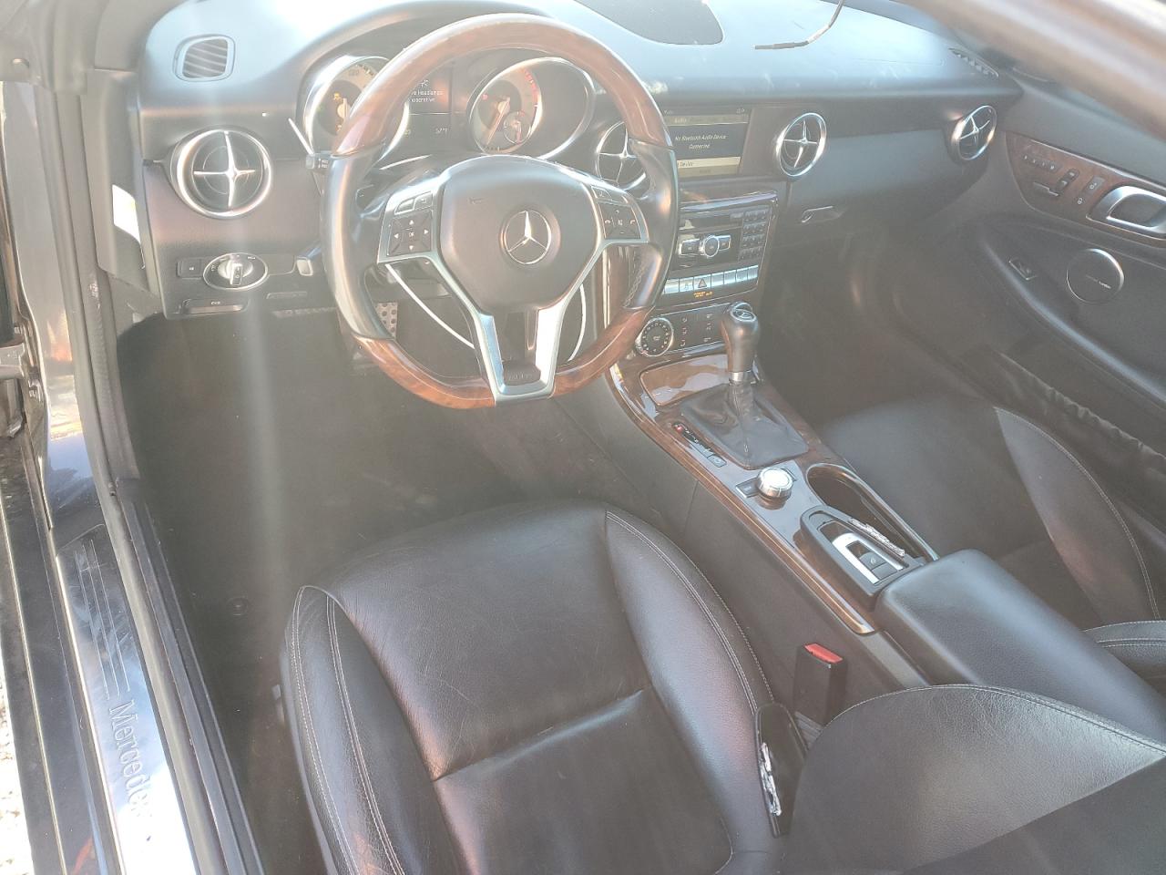 2012 Mercedes-benz Slk 350 Gray vin: WDDPK5HA5CF009027