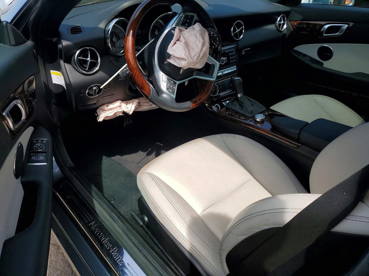 2012 Mercedes-benz Slk 350 Синий vin: WDDPK5HA5CF012624