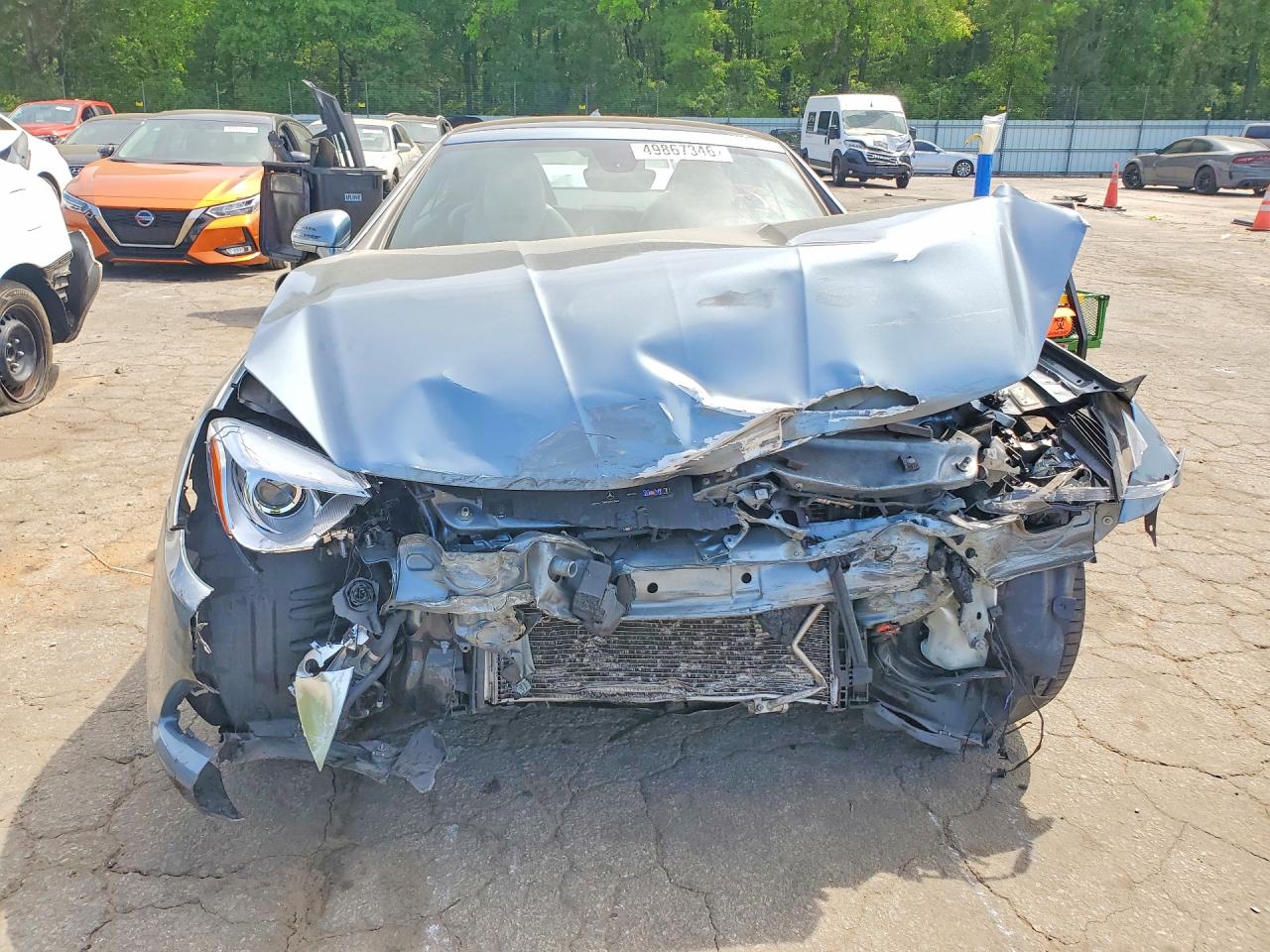 2012 Mercedes-benz Slk 350 Синий vin: WDDPK5HA5CF012624