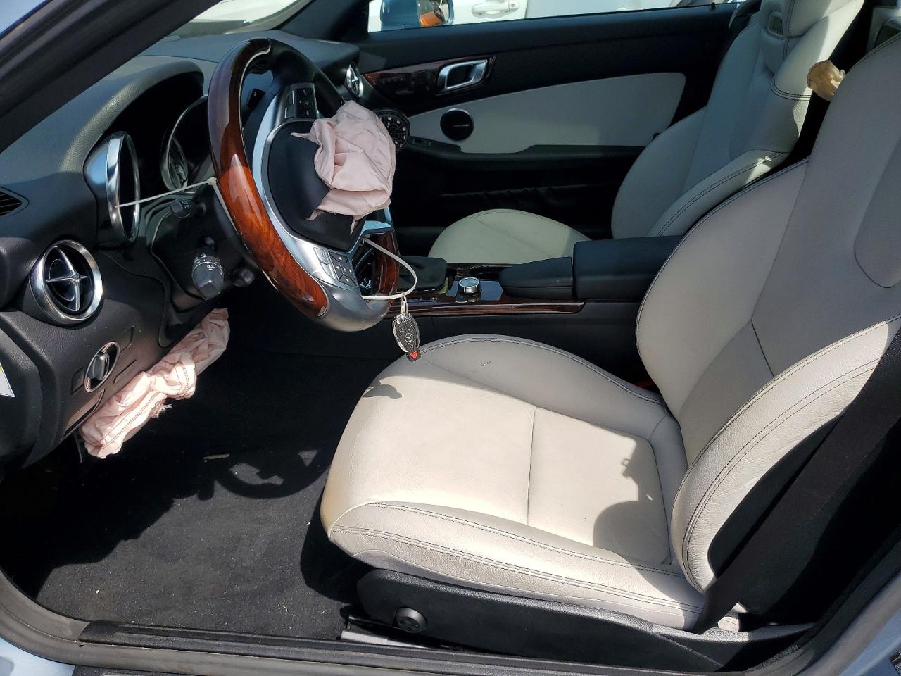 2012 Mercedes-benz Slk 350 Синий vin: WDDPK5HA5CF012624