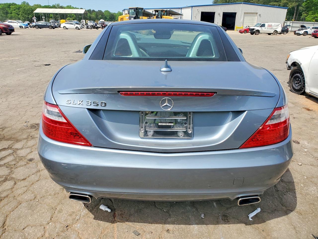 2012 Mercedes-benz Slk 350 Синий vin: WDDPK5HA5CF012624