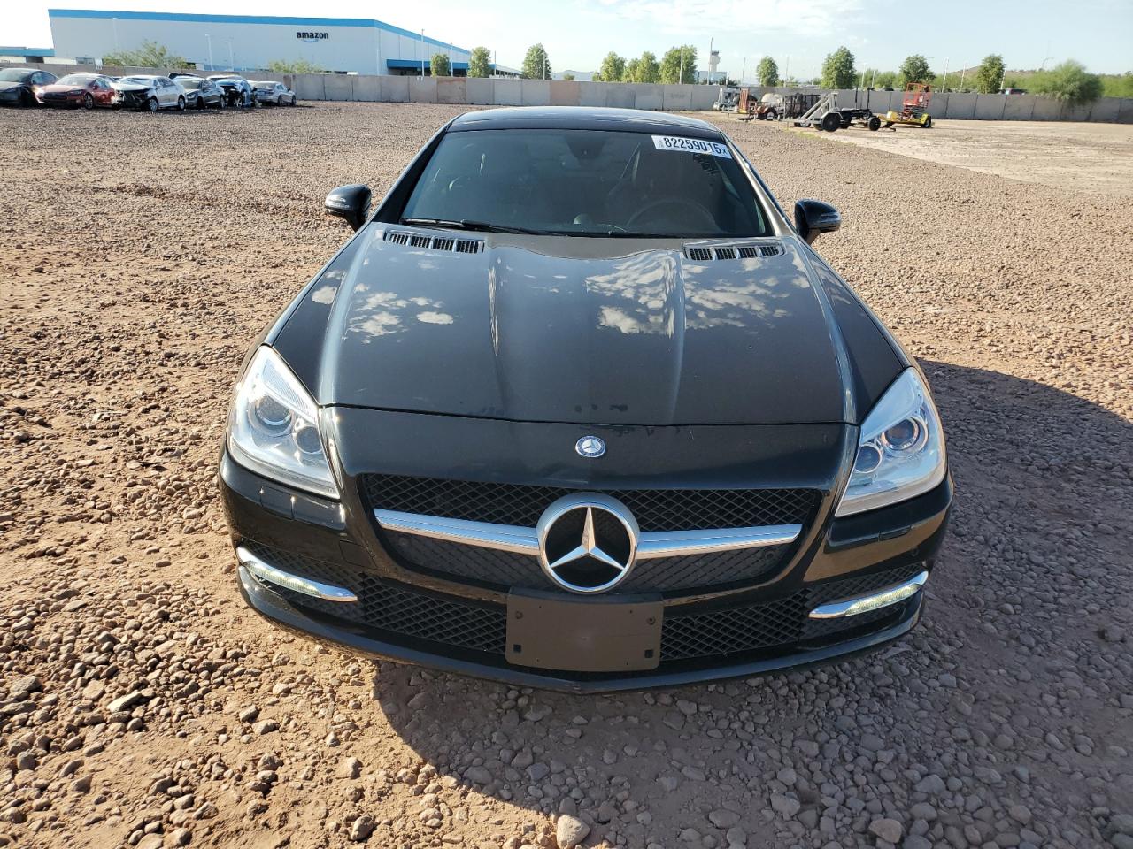 2012 Mercedes-benz Slk 350 Black vin: WDDPK5HA5CF013854