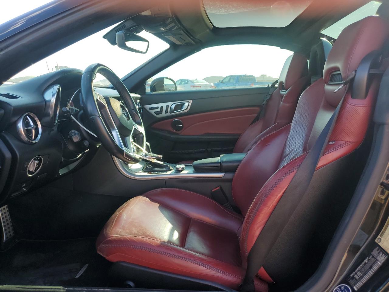 2012 Mercedes-benz Slk 350 Black vin: WDDPK5HA5CF013854