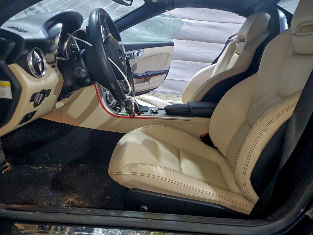 2012 Mercedes-benz Slk 350 Blue vin: WDDPK5HA5CF039130