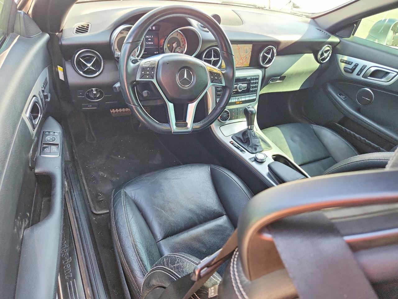 2012 Mercedes-benz Slk 350 Silver vin: WDDPK5HA5CF040407