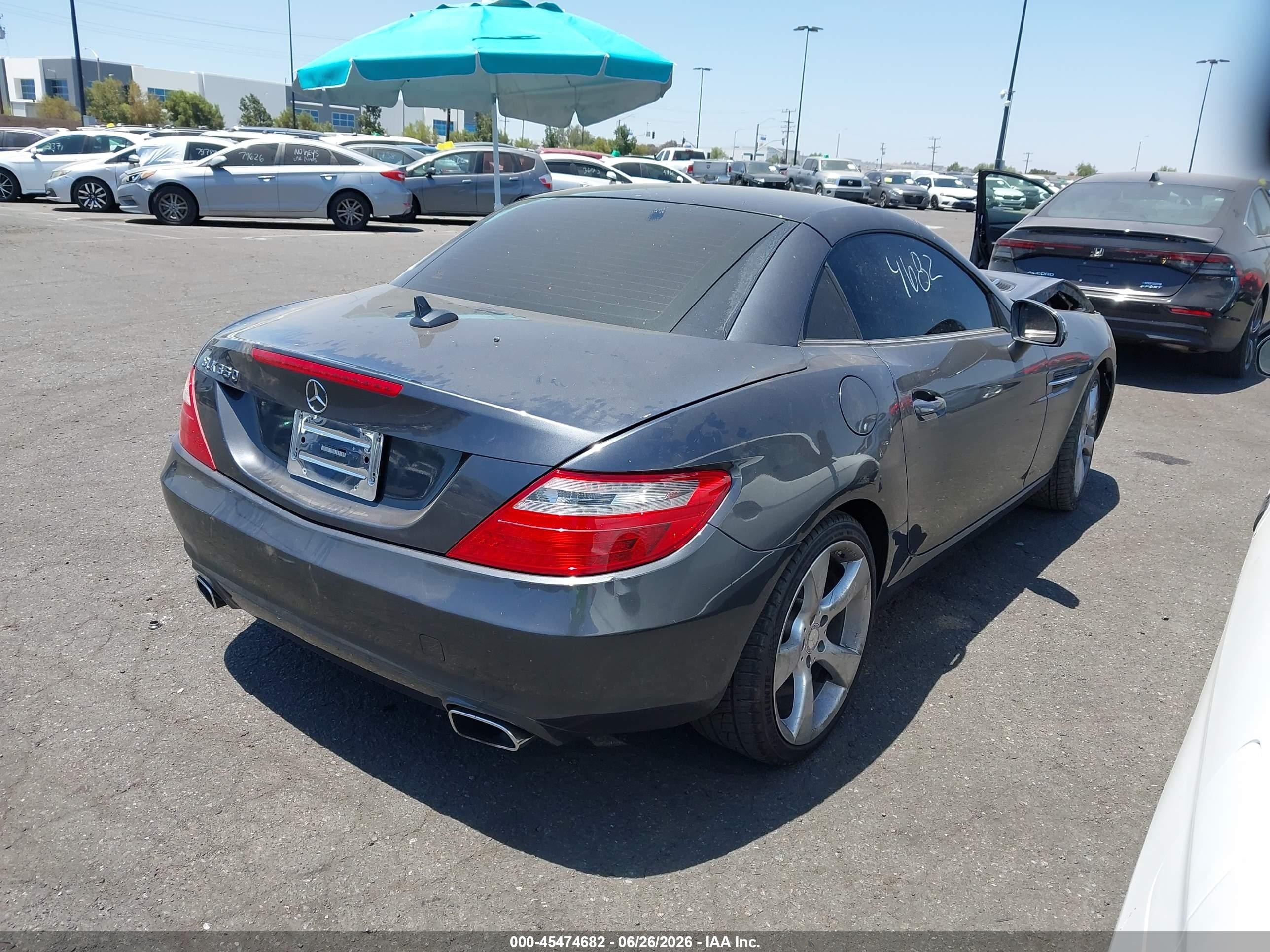 2012 Mercedes-benz Slk 350   Черный vin: WDDPK5HA6CF023079