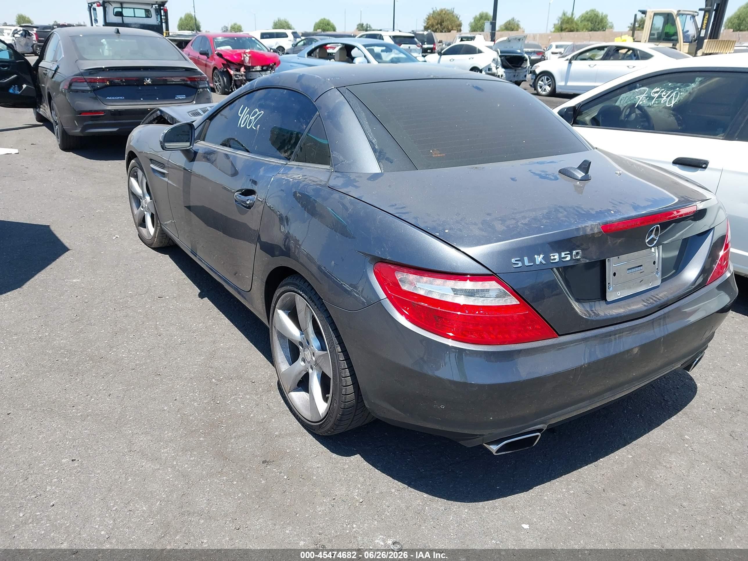 2012 Mercedes-benz Slk 350   Черный vin: WDDPK5HA6CF023079