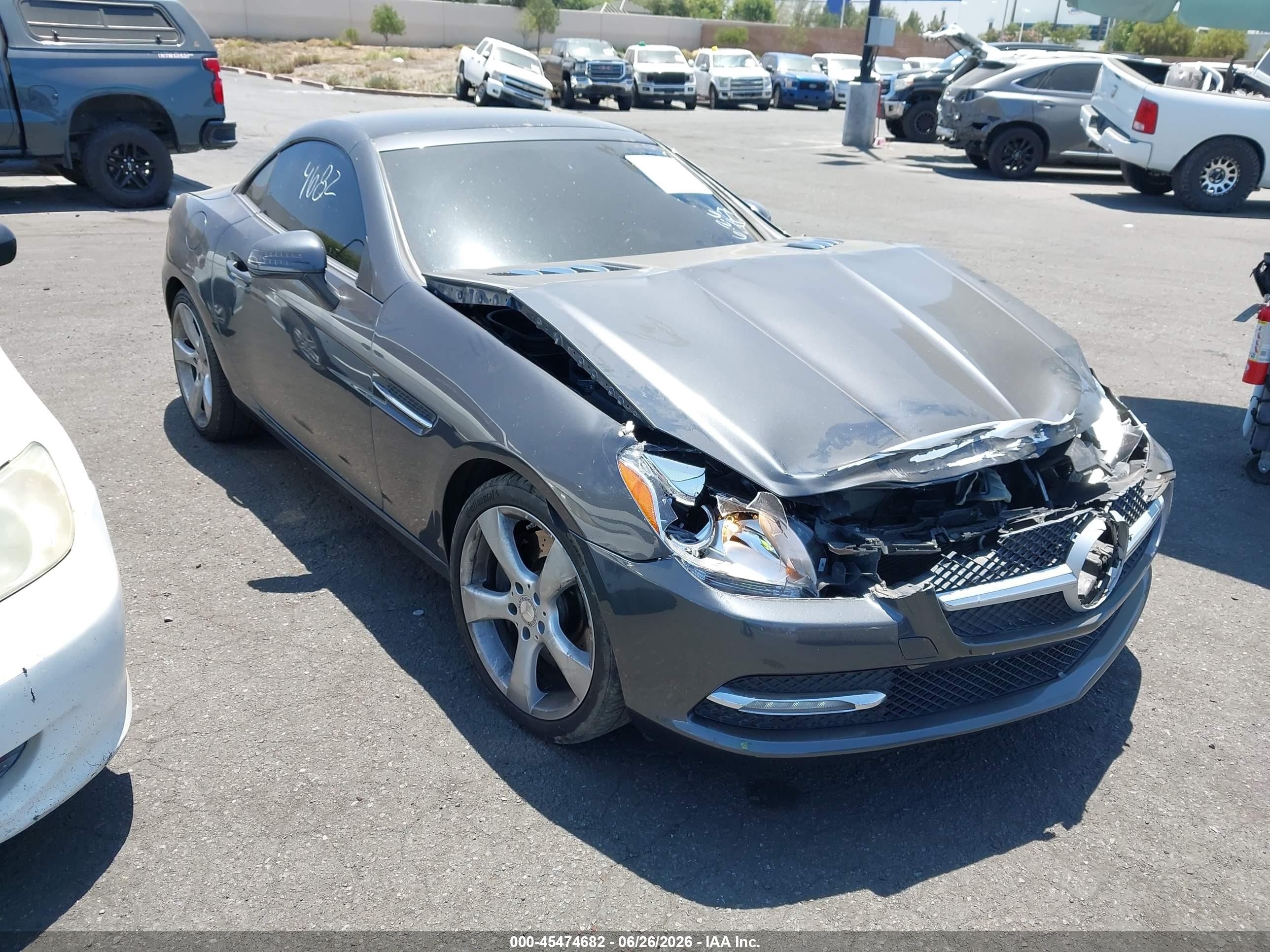 2012 Mercedes-benz Slk 350   Black vin: WDDPK5HA6CF023079