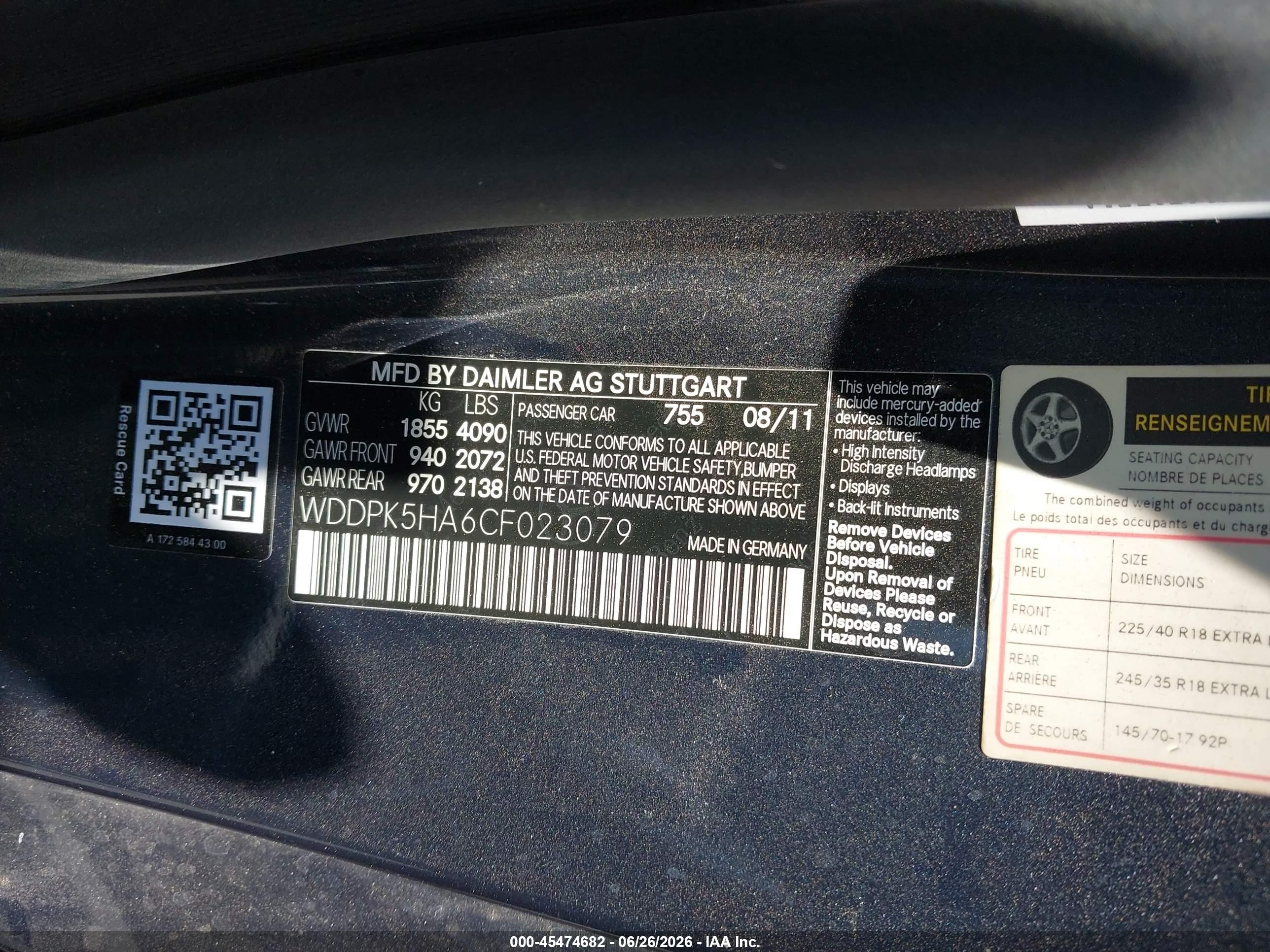 2012 Mercedes-benz Slk 350   Черный vin: WDDPK5HA6CF023079