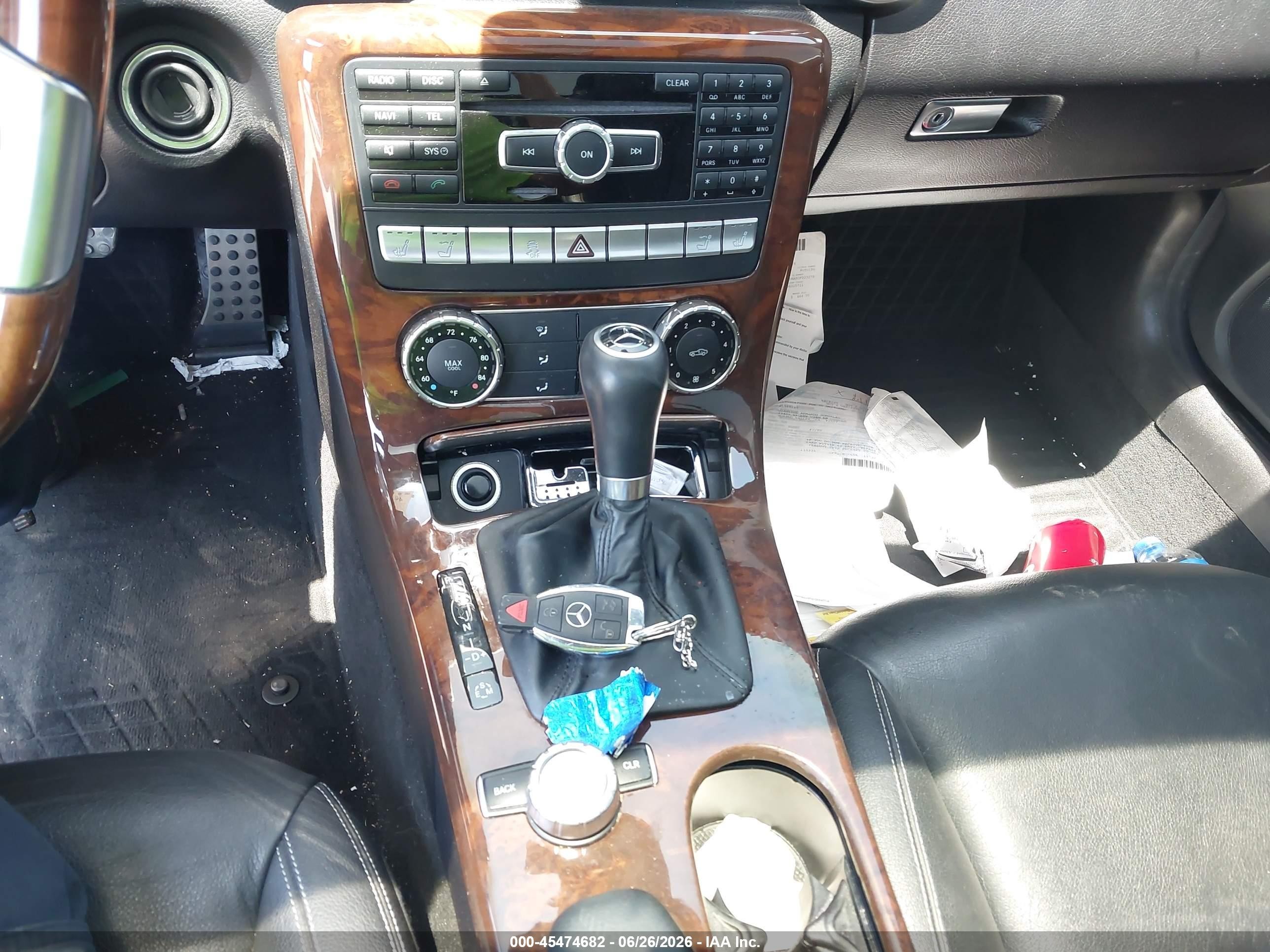 2012 Mercedes-benz Slk 350   Черный vin: WDDPK5HA6CF023079