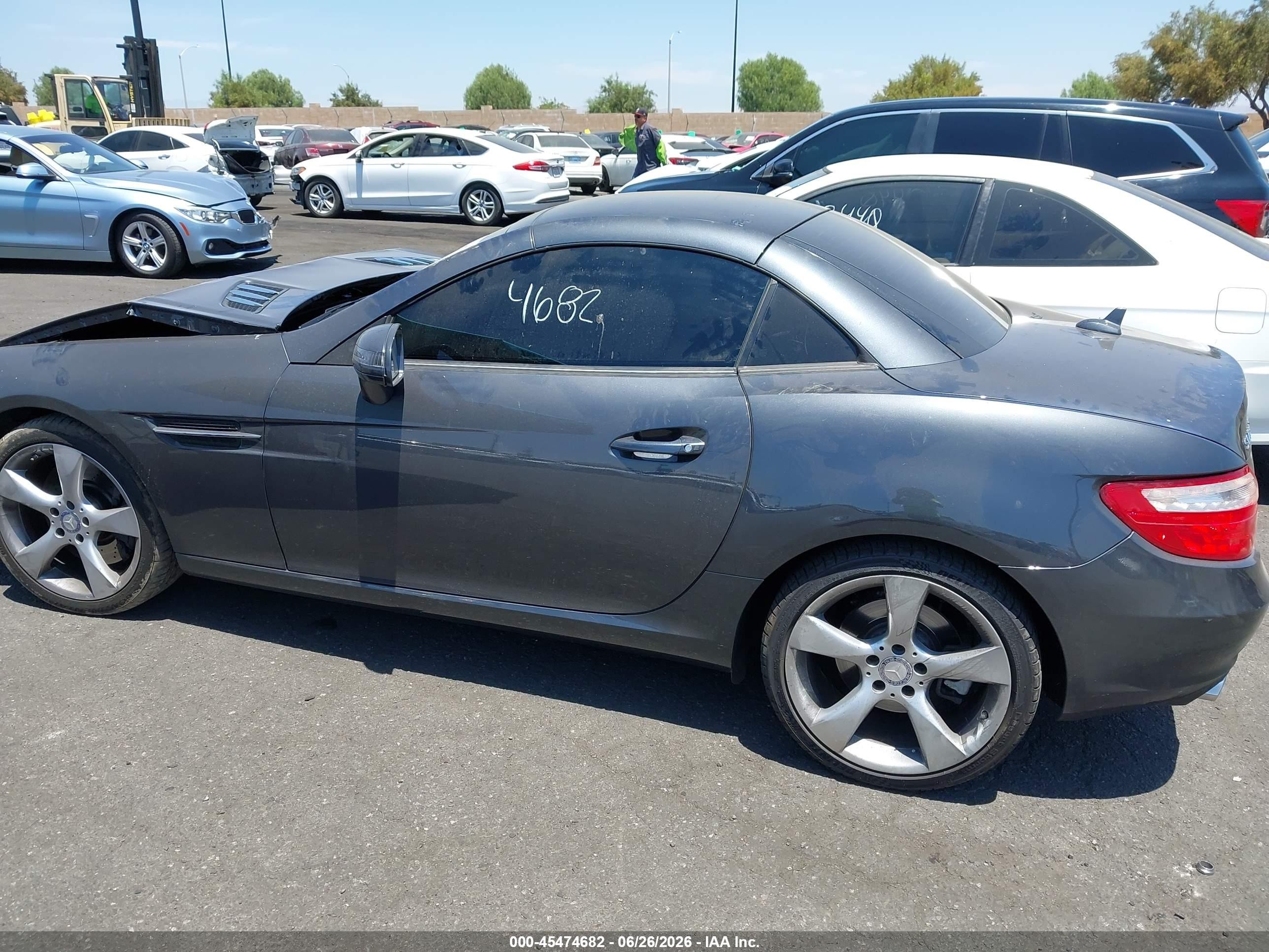 2012 Mercedes-benz Slk 350   Черный vin: WDDPK5HA6CF023079