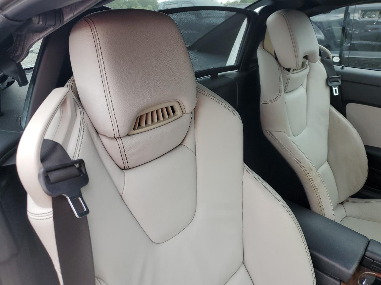 2012 Mercedes-benz Slk 350 Silver vin: WDDPK5HA6CF024832