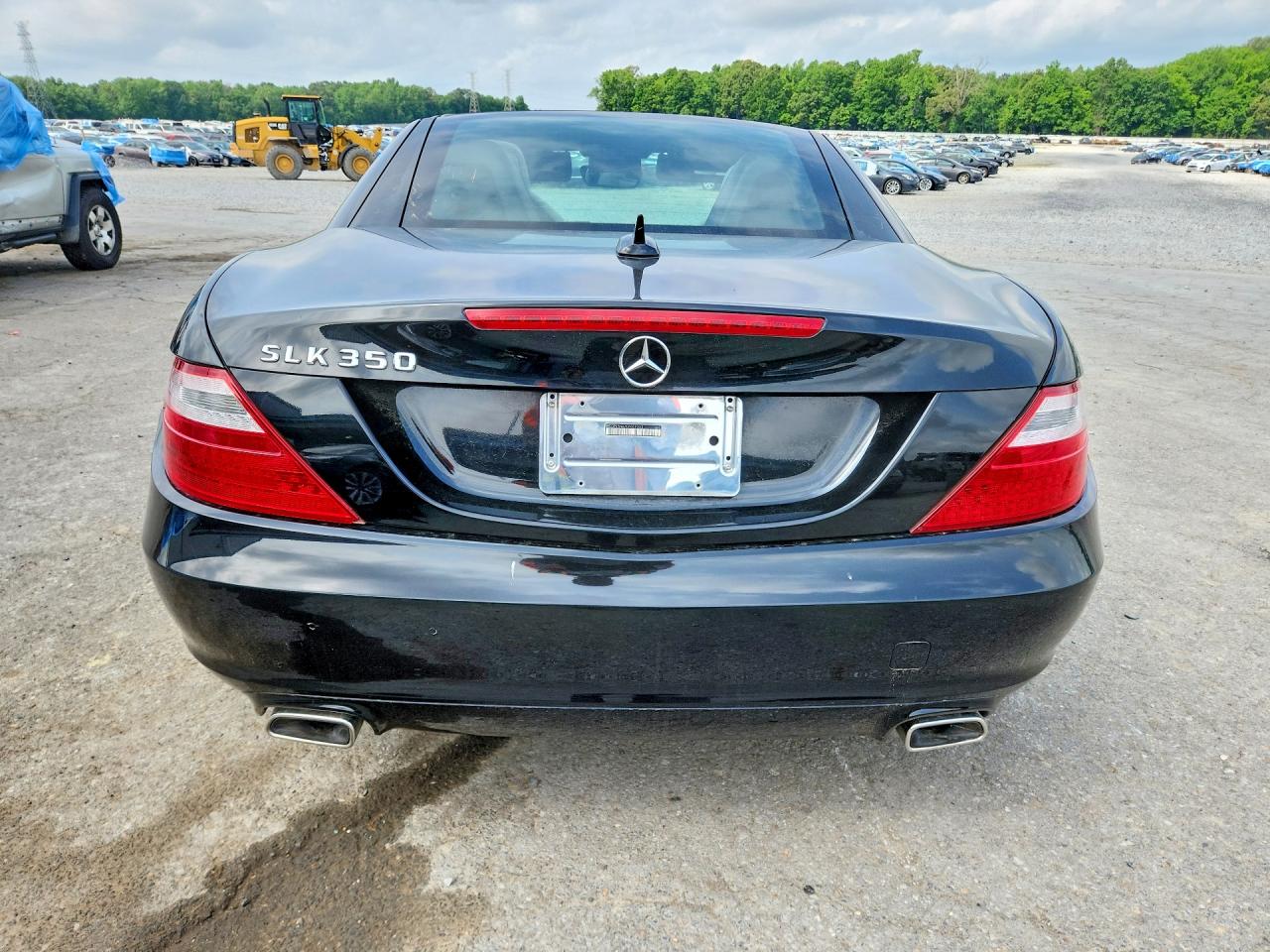 2012 Mercedes-benz Slk 350 Black vin: WDDPK5HA7CF009353