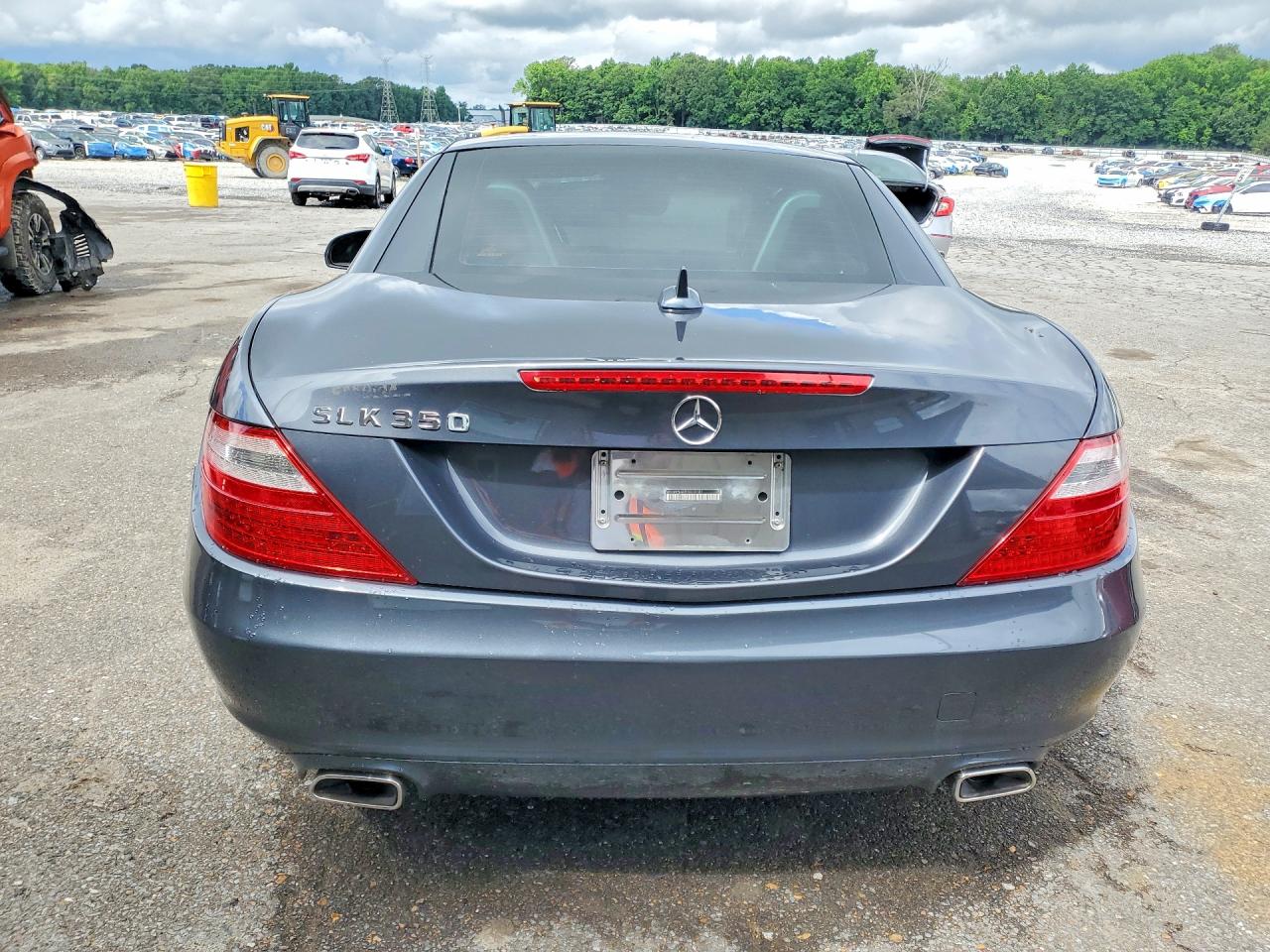 2012 Mercedes-benz Slk 350 Серый vin: WDDPK5HA7CF010101