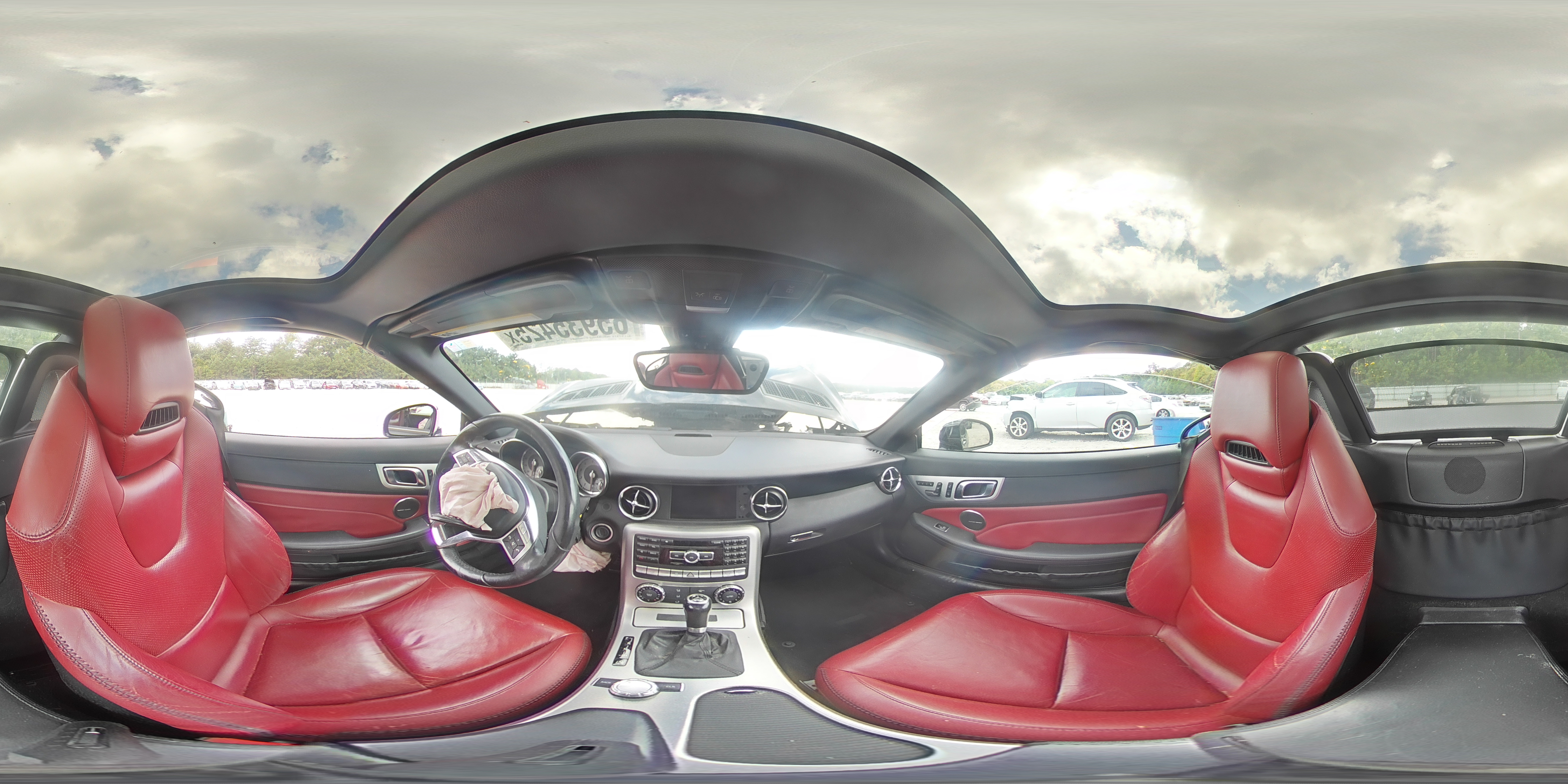 2012 Mercedes-benz Slk 350 Black vin: WDDPK5HA7CF016352