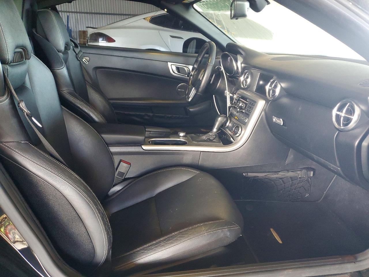 2012 Mercedes-benz Slk 350 Black vin: WDDPK5HA8CF012942