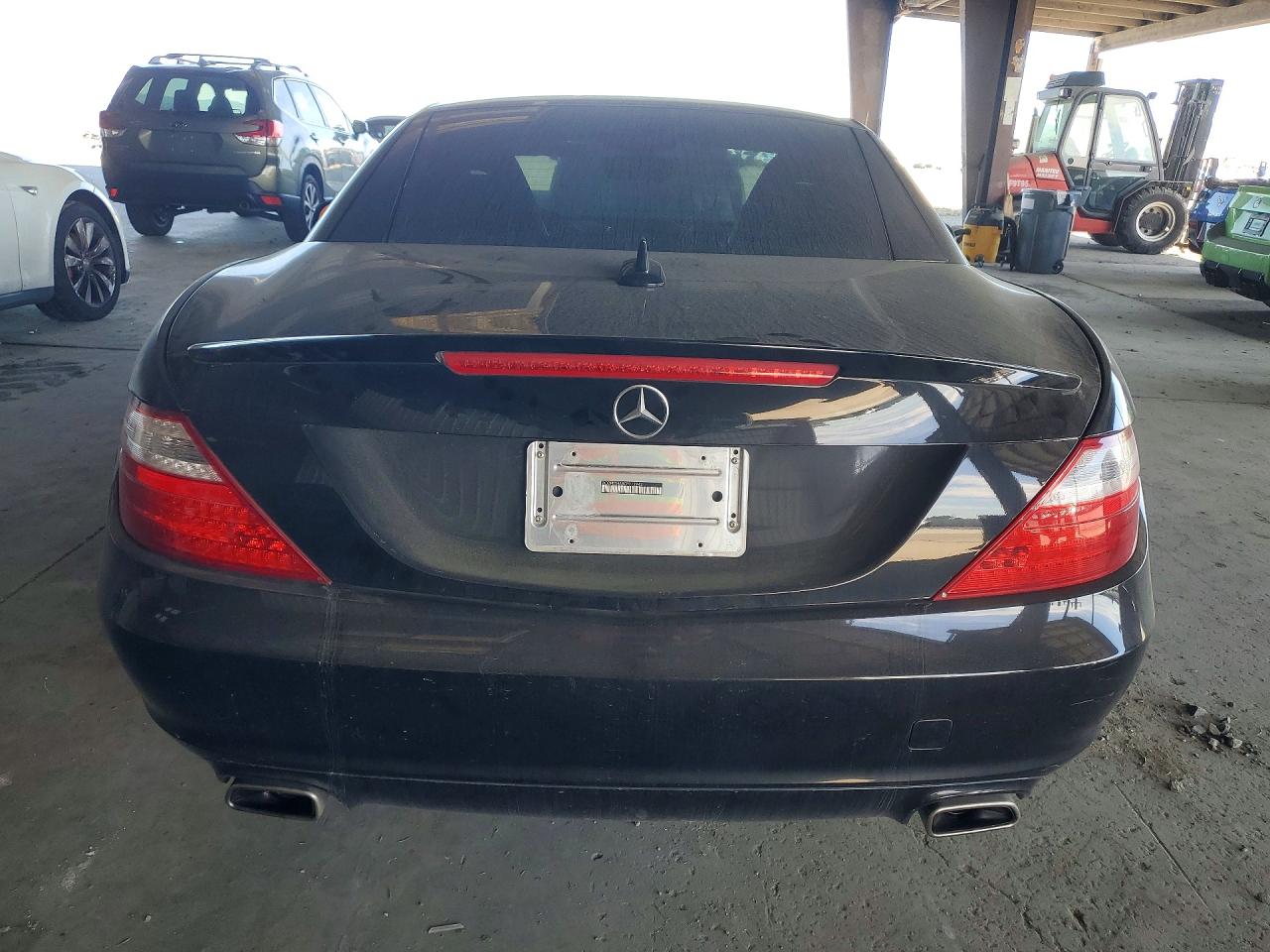2012 Mercedes-benz Slk 350 Black vin: WDDPK5HA8CF012942