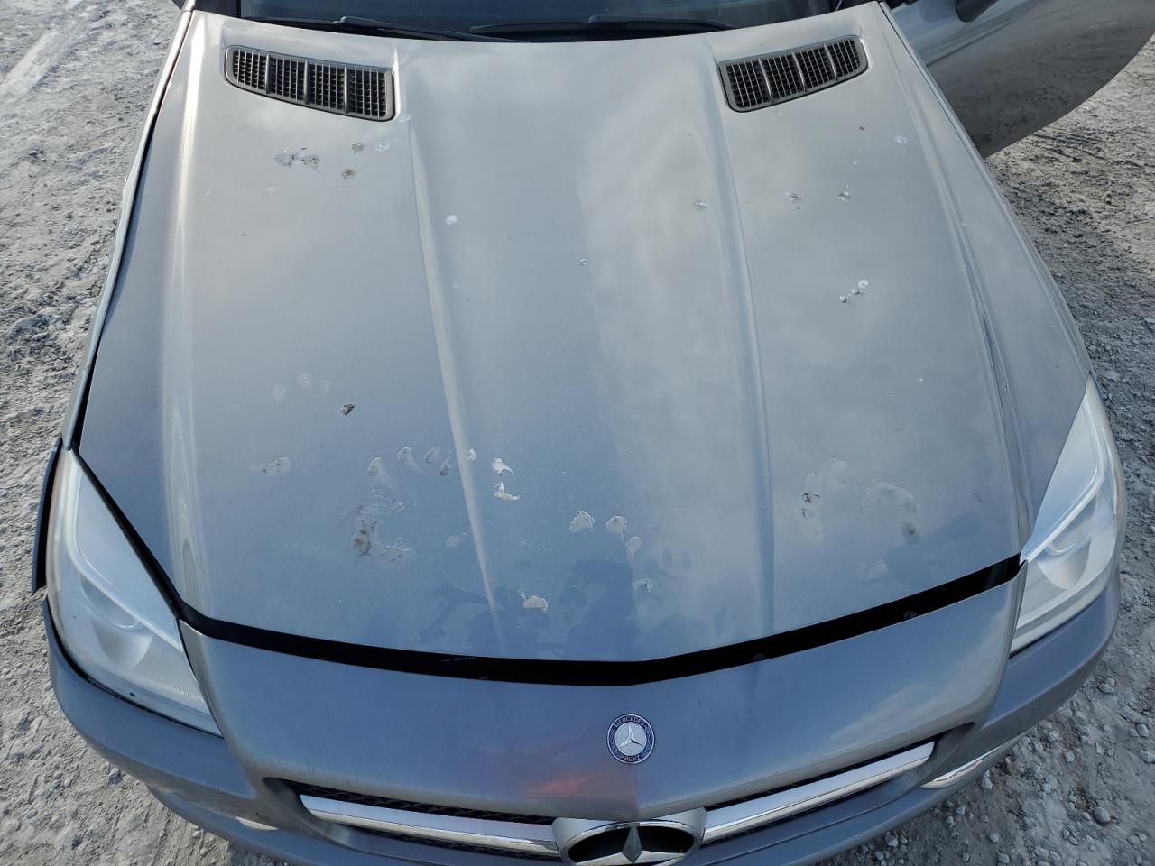 2012 Mercedes-benz Slk 350 Silver vin: WDDPK5HA8CF014674
