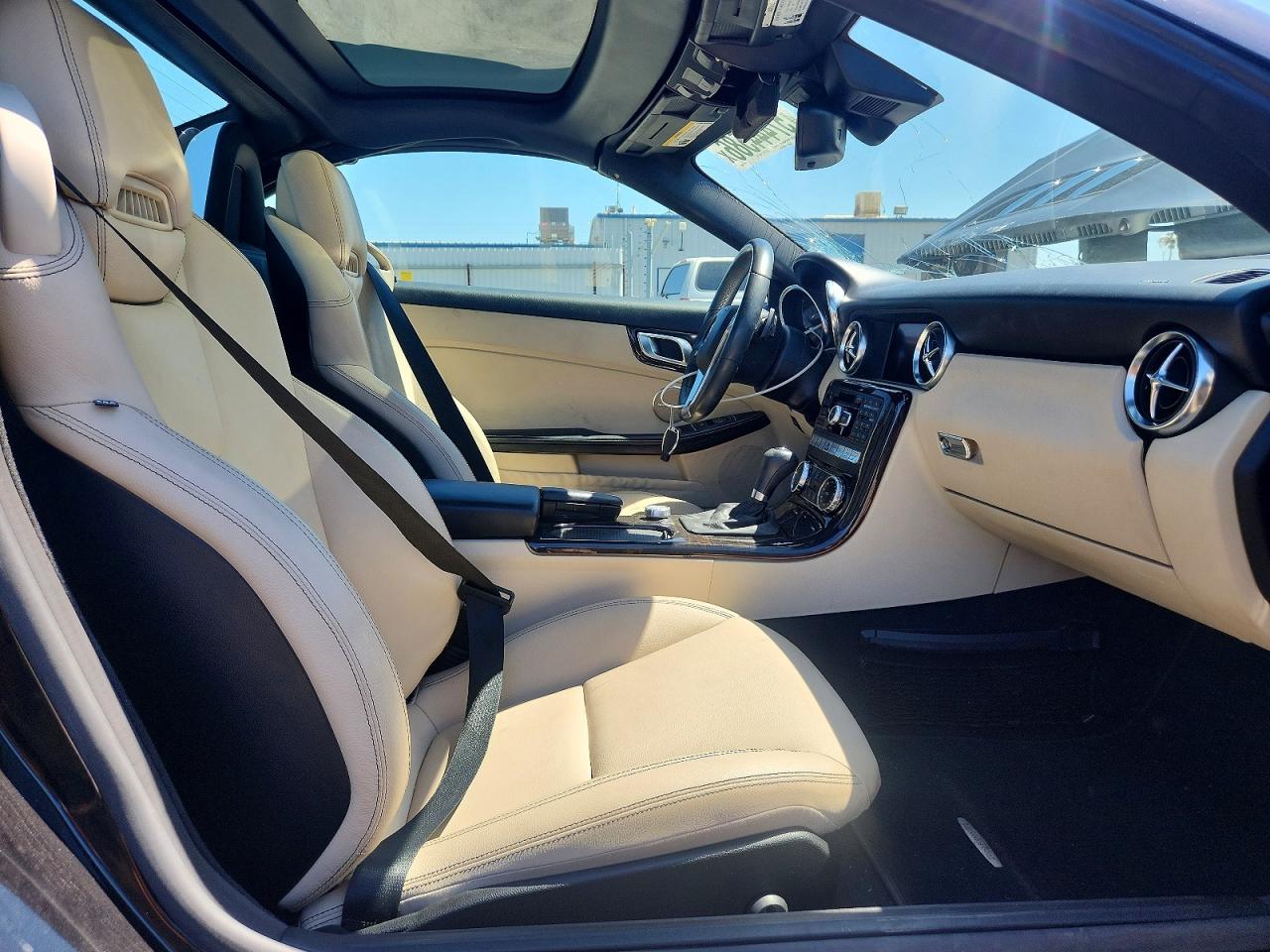 2015 Mercedes-benz Slk 350 Black vin: WDDPK5HA8FF098144
