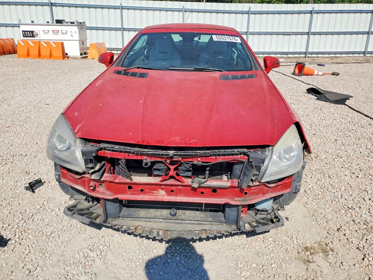 2012 Mercedes-benz Slk 350 Red vin: WDDPK5HA9CF006339