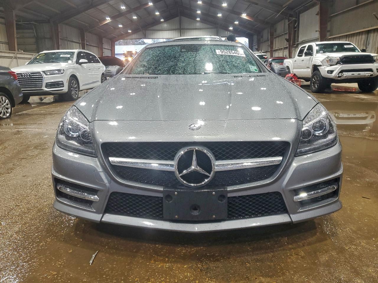 2014 Mercedes-benz Slk 350 Gray vin: WDDPK5HA9EF081965