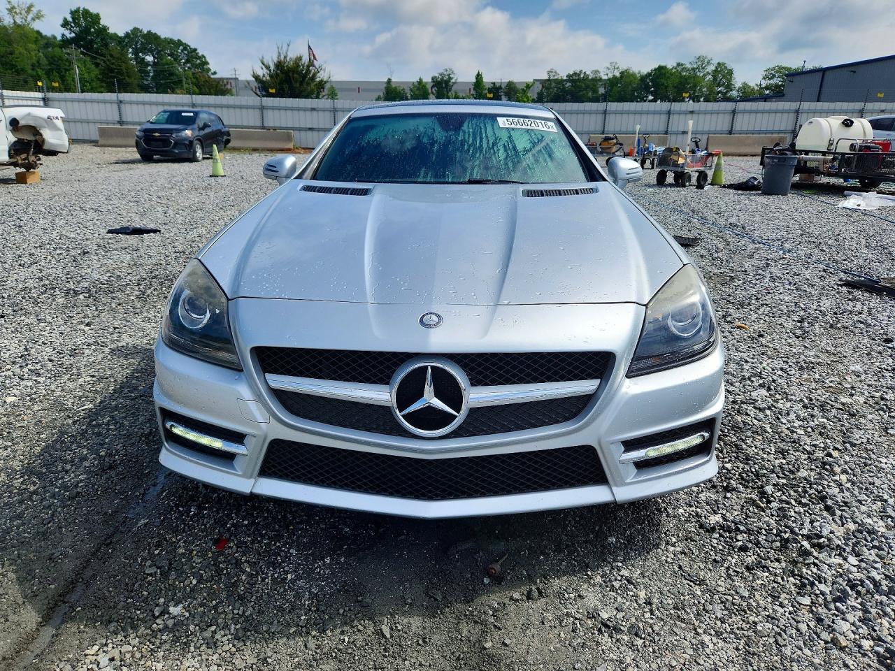 2015 Mercedes-benz Slk 350 Silver vin: WDDPK5HA9FF106476
