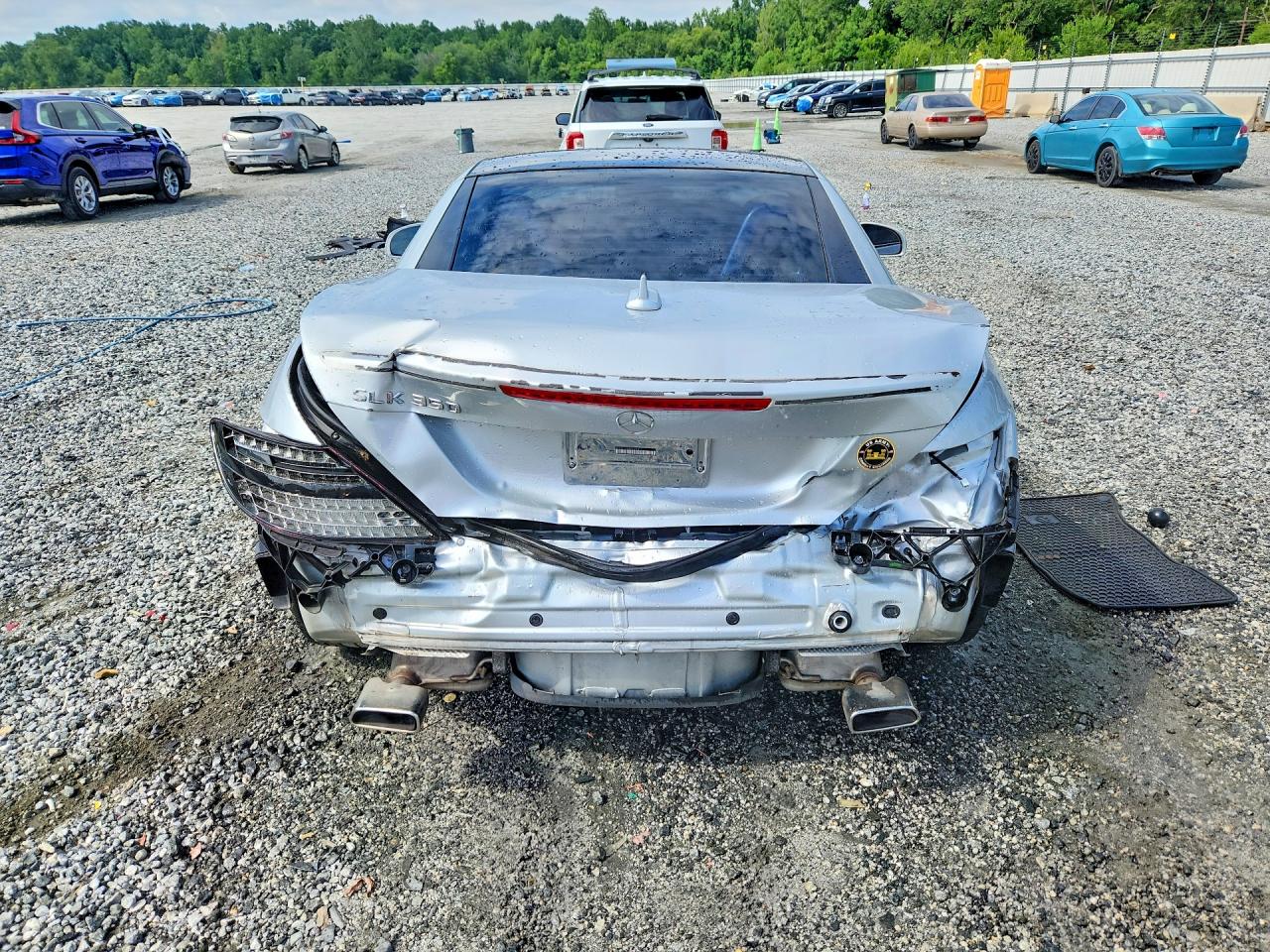 2015 Mercedes-benz Slk 350 Silver vin: WDDPK5HA9FF106476