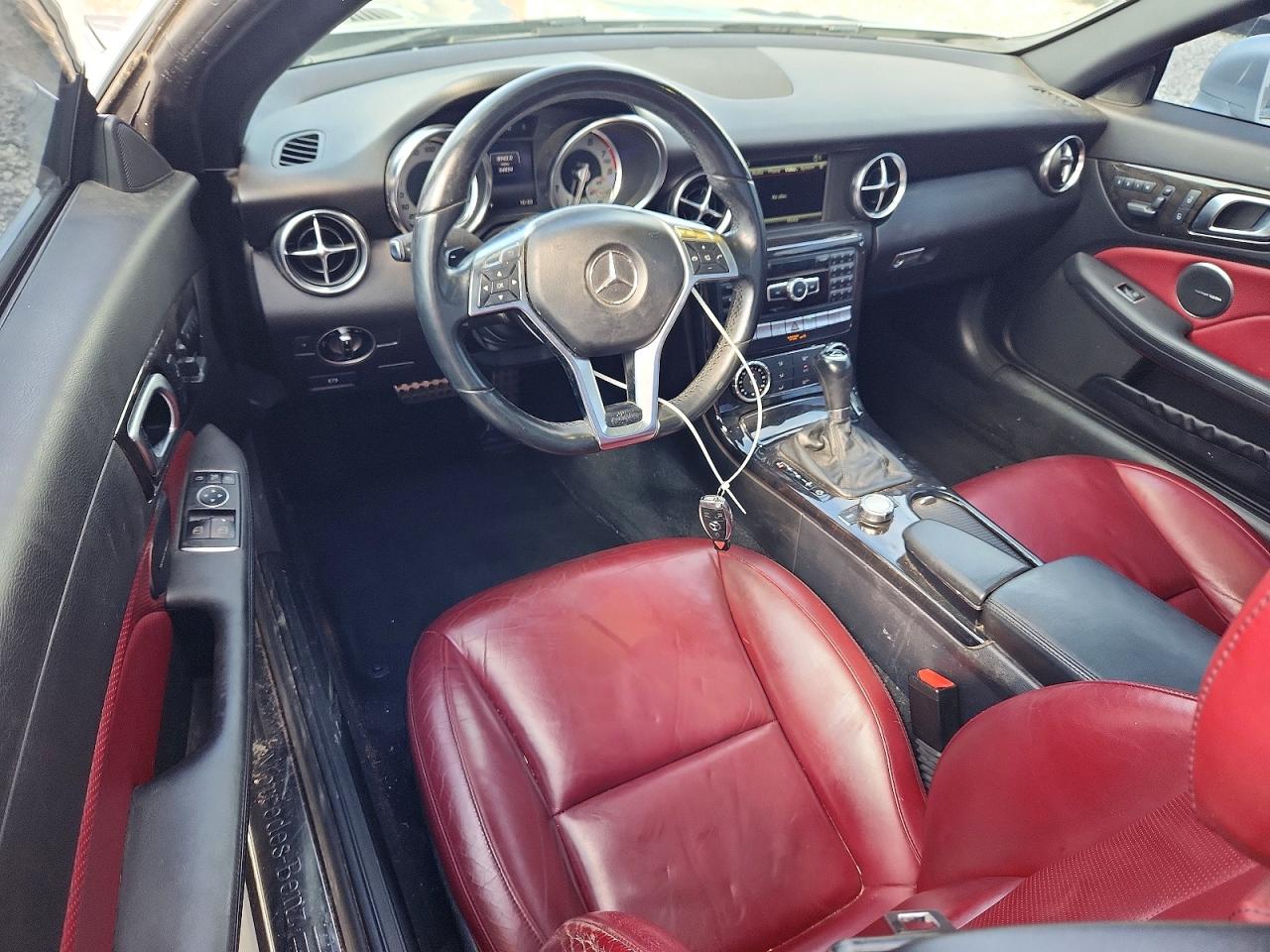 2015 Mercedes-benz Slk 350 Silver vin: WDDPK5HA9FF106476