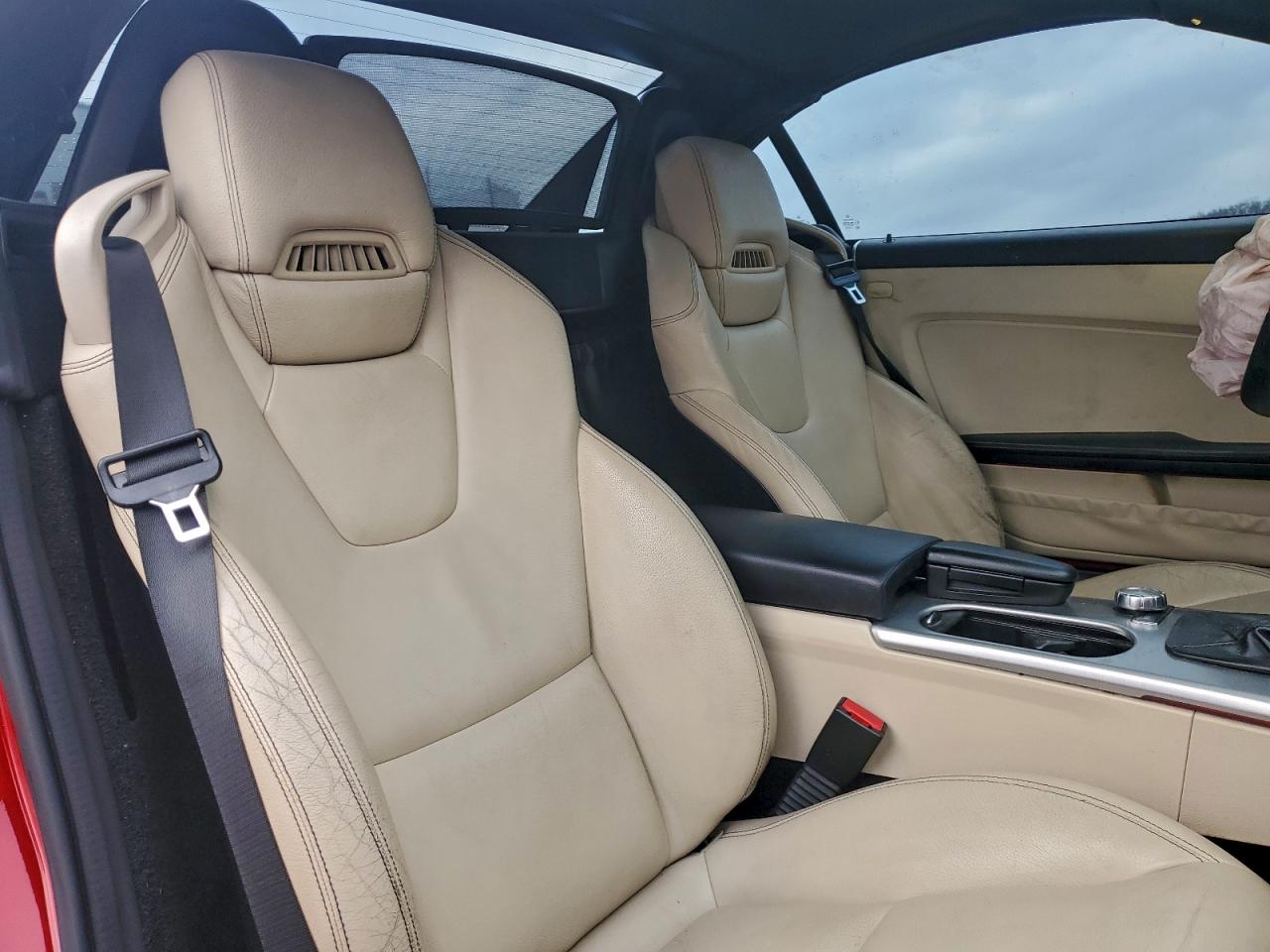 2012 Mercedes-benz Slk 350 Red vin: WDDPK5HAXCF007547
