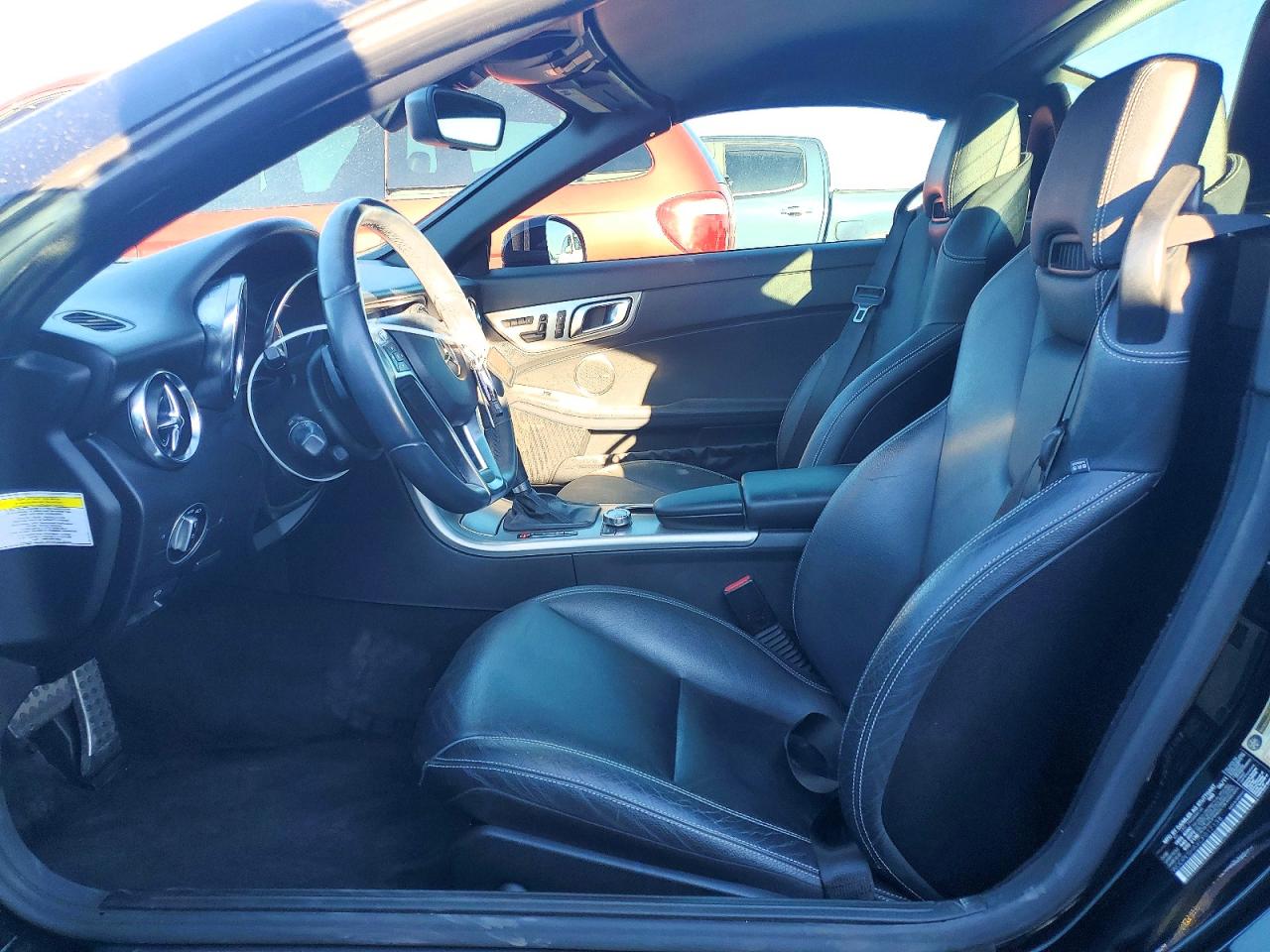 2012 Mercedes-benz Slk 350 Black vin: WDDPK5HAXCF017138