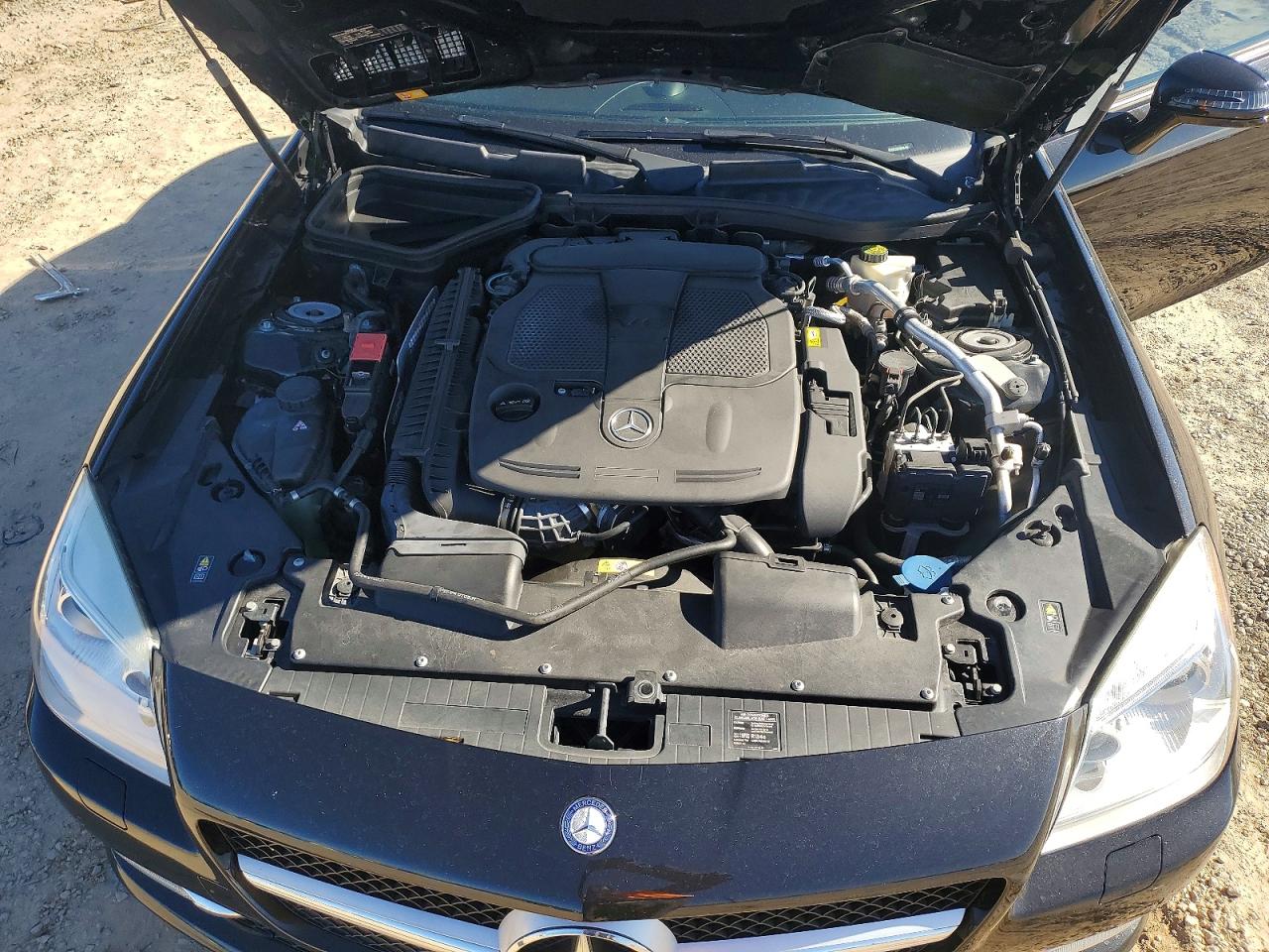 2013 Mercedes-benz Slk 350 Black vin: WDDPK5HAXDF061951