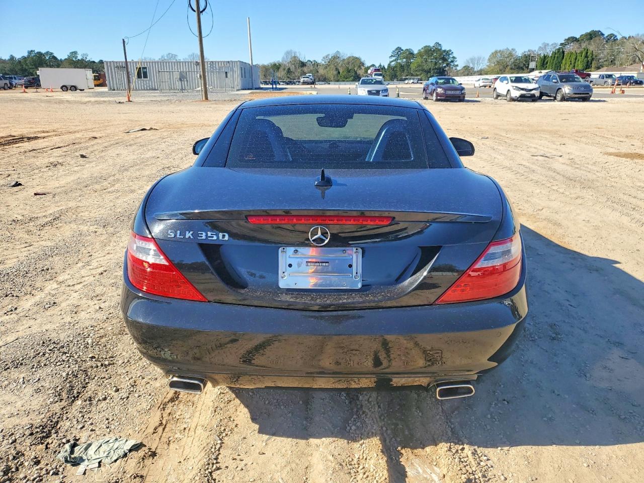 2013 Mercedes-benz Slk 350 Black vin: WDDPK5HAXDF061951