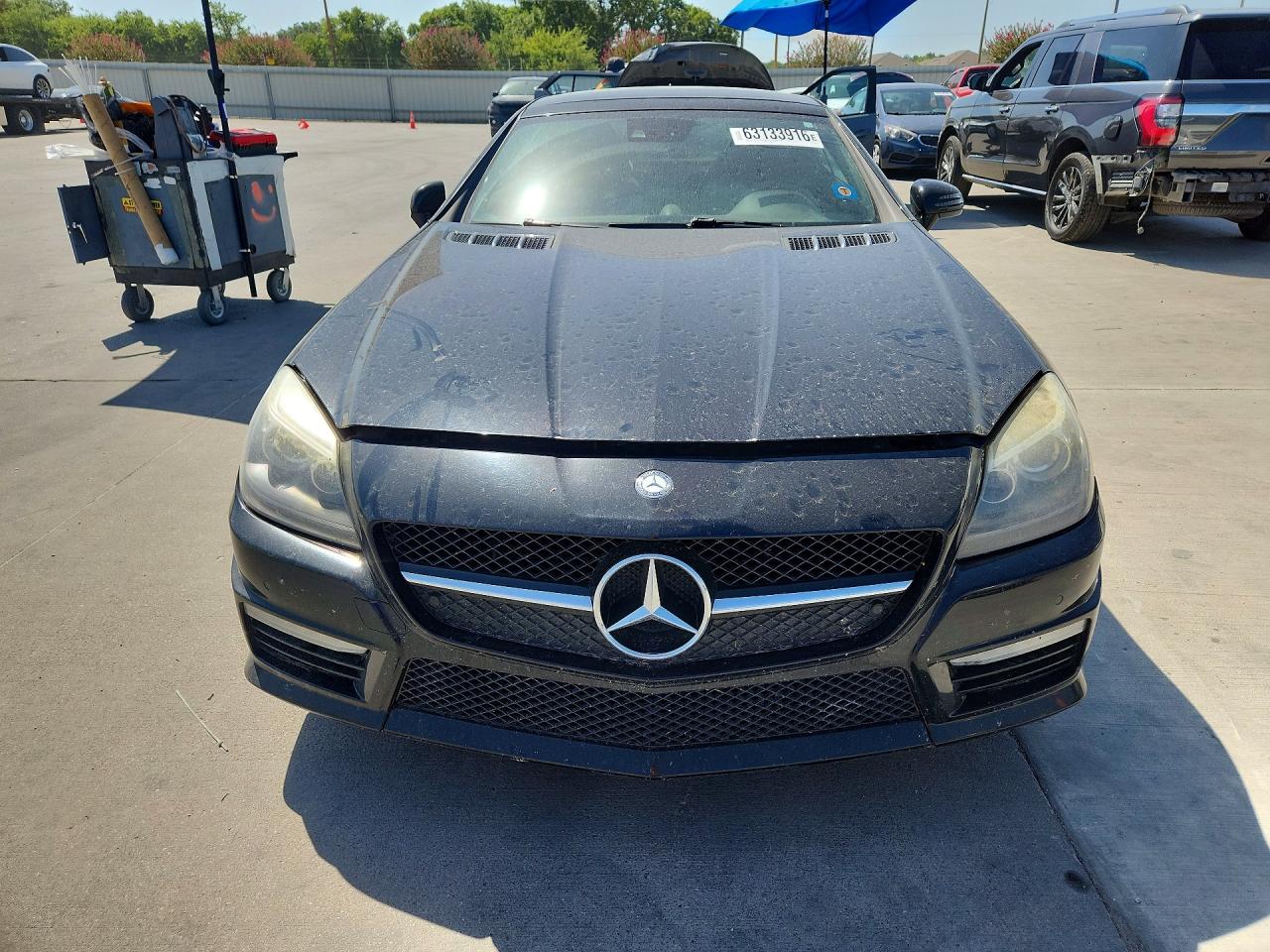 2014 Mercedes-benz Slk 55 Amg Black vin: WDDPK7FA7EF078982