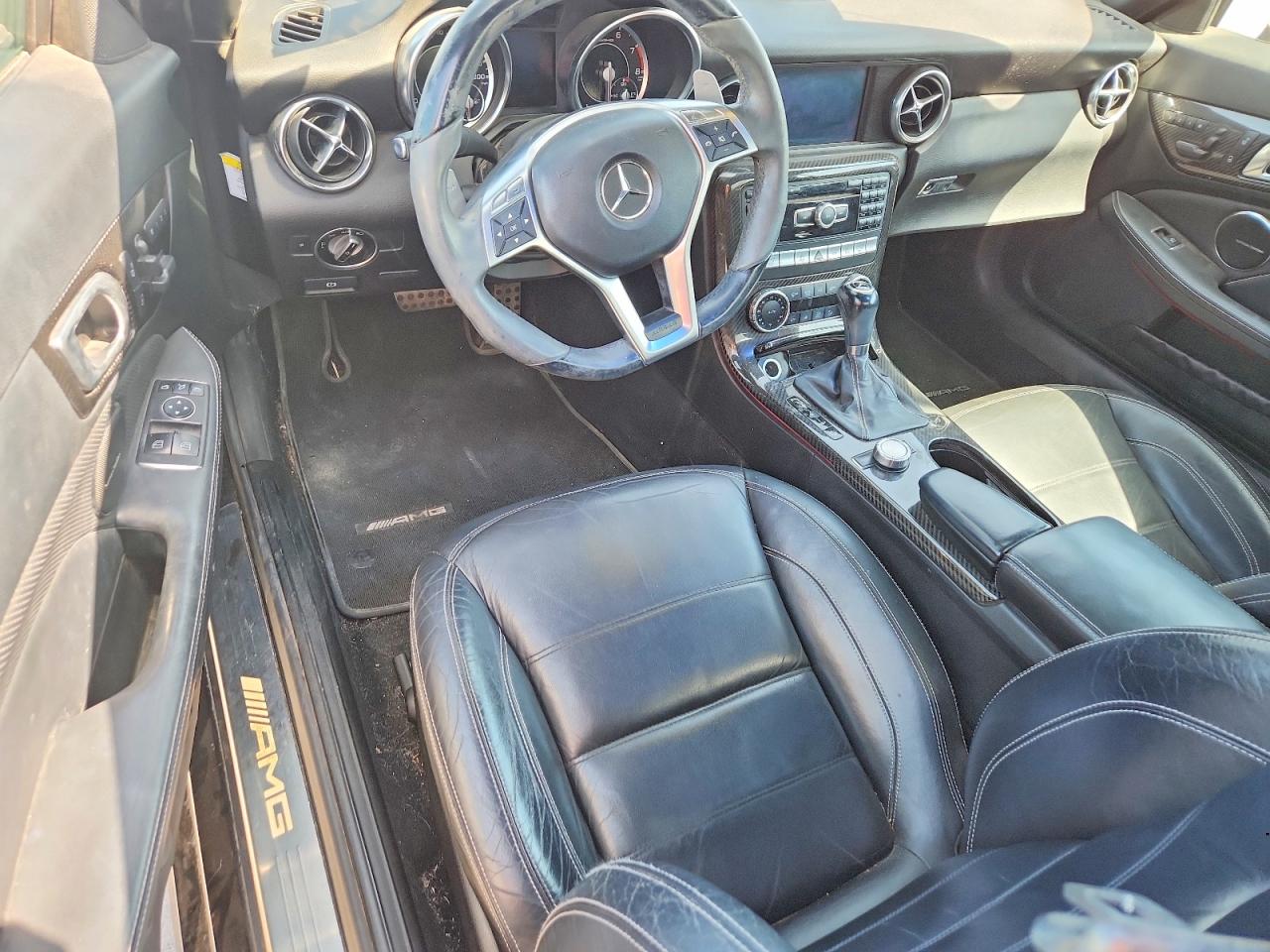 2014 Mercedes-benz Slk 55 Amg Black vin: WDDPK7FA7EF078982