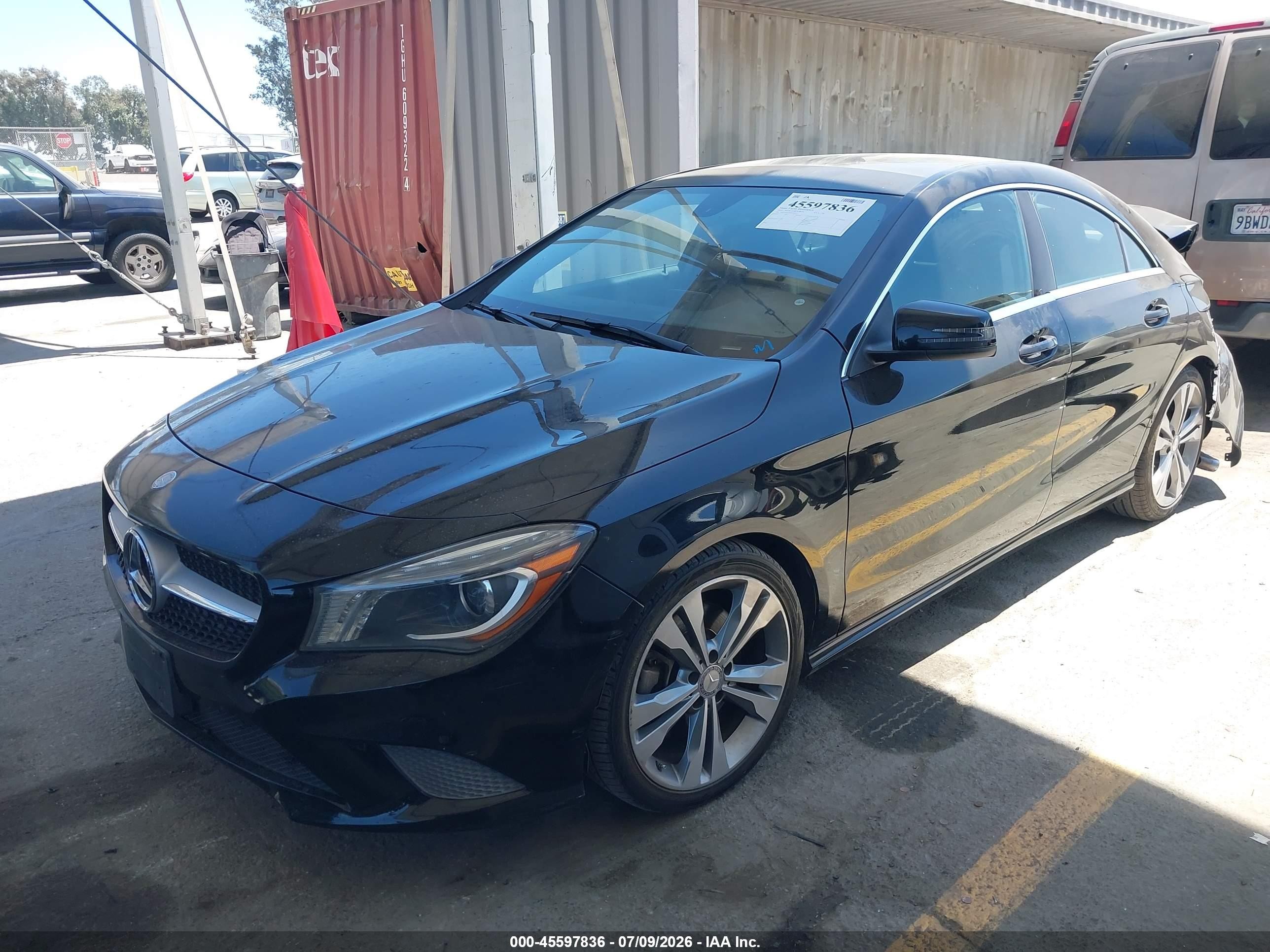 2014 Mercedes-benz Cla 250 Black vin: WDDSJ4EB0EN026623