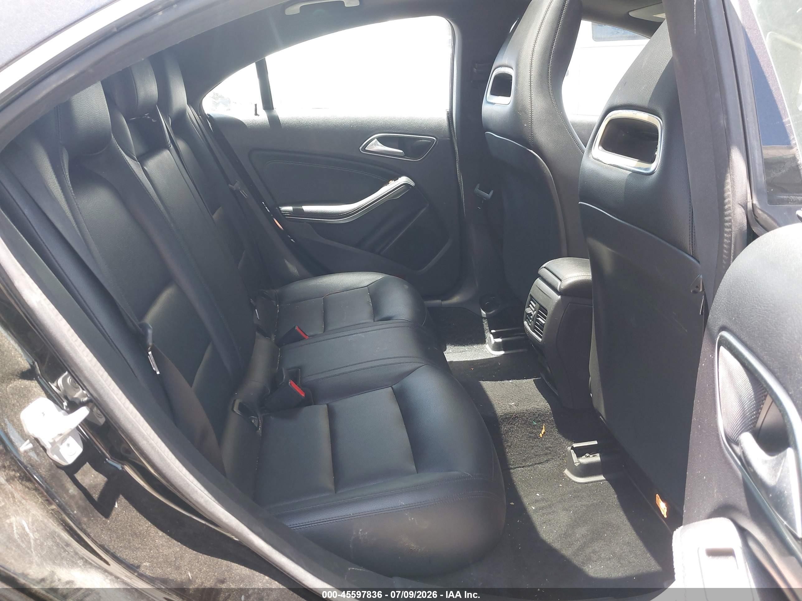 2014 Mercedes-benz Cla 250 Black vin: WDDSJ4EB0EN026623