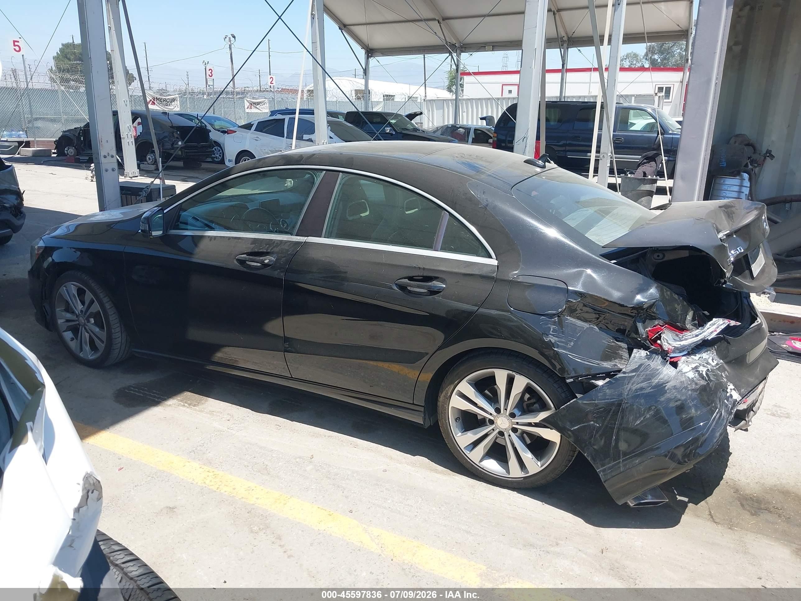 2014 Mercedes-benz Cla 250 Black vin: WDDSJ4EB0EN026623