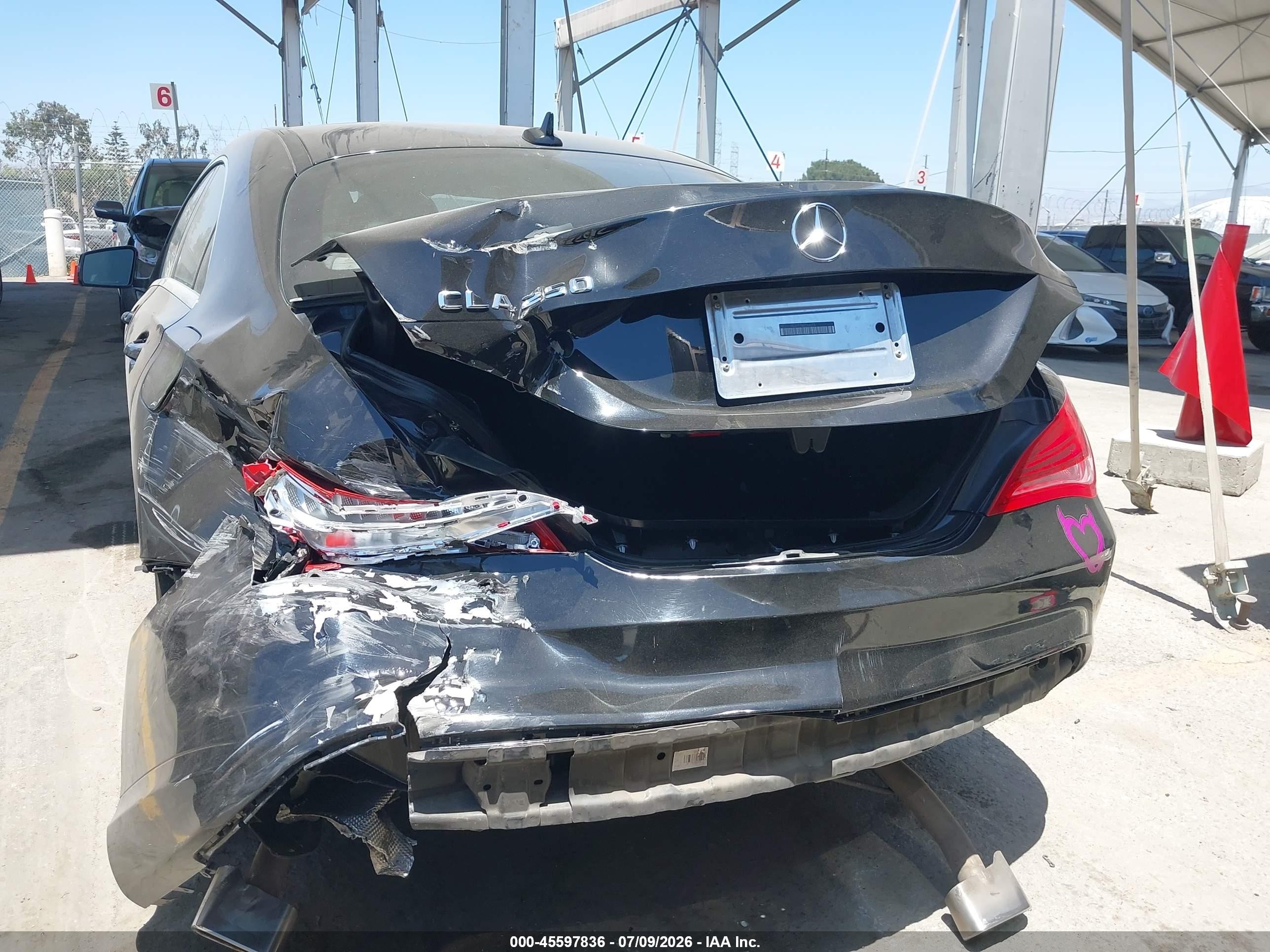 2014 Mercedes-benz Cla 250 Black vin: WDDSJ4EB0EN026623