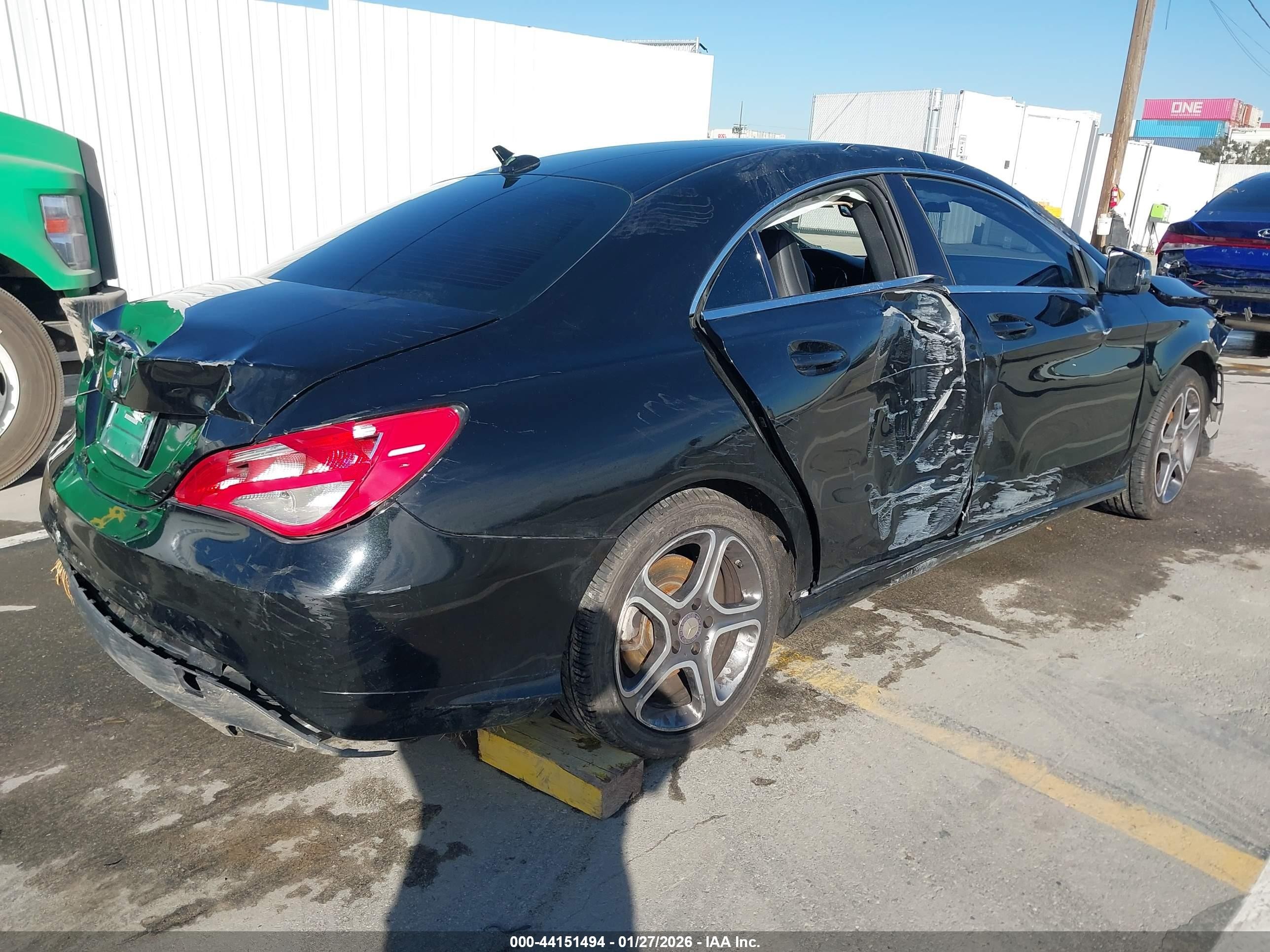2014 Mercedes-benz Cla 250 Black vin: WDDSJ4EB0EN031000
