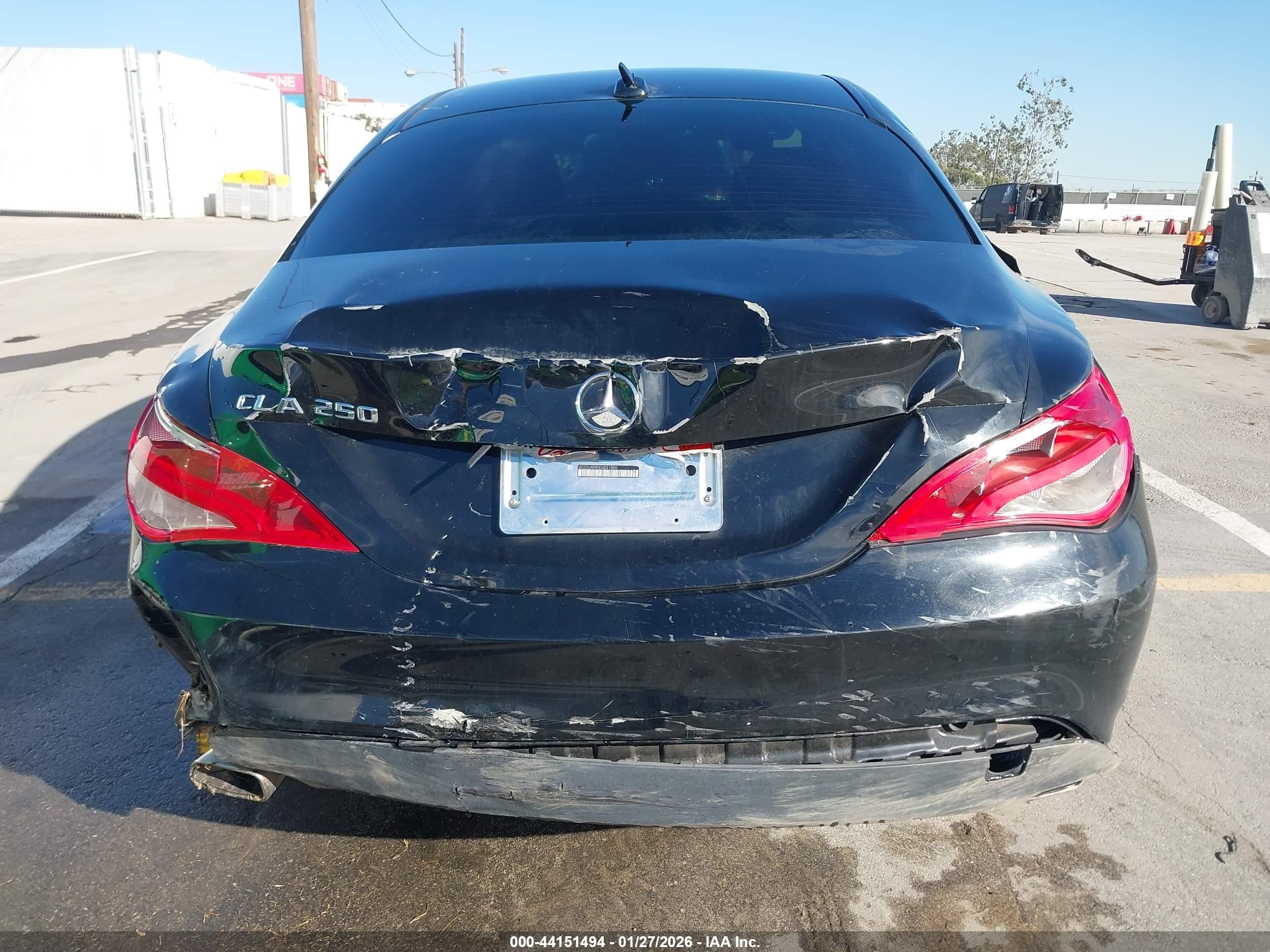 2014 Mercedes-benz Cla 250 Black vin: WDDSJ4EB0EN031000